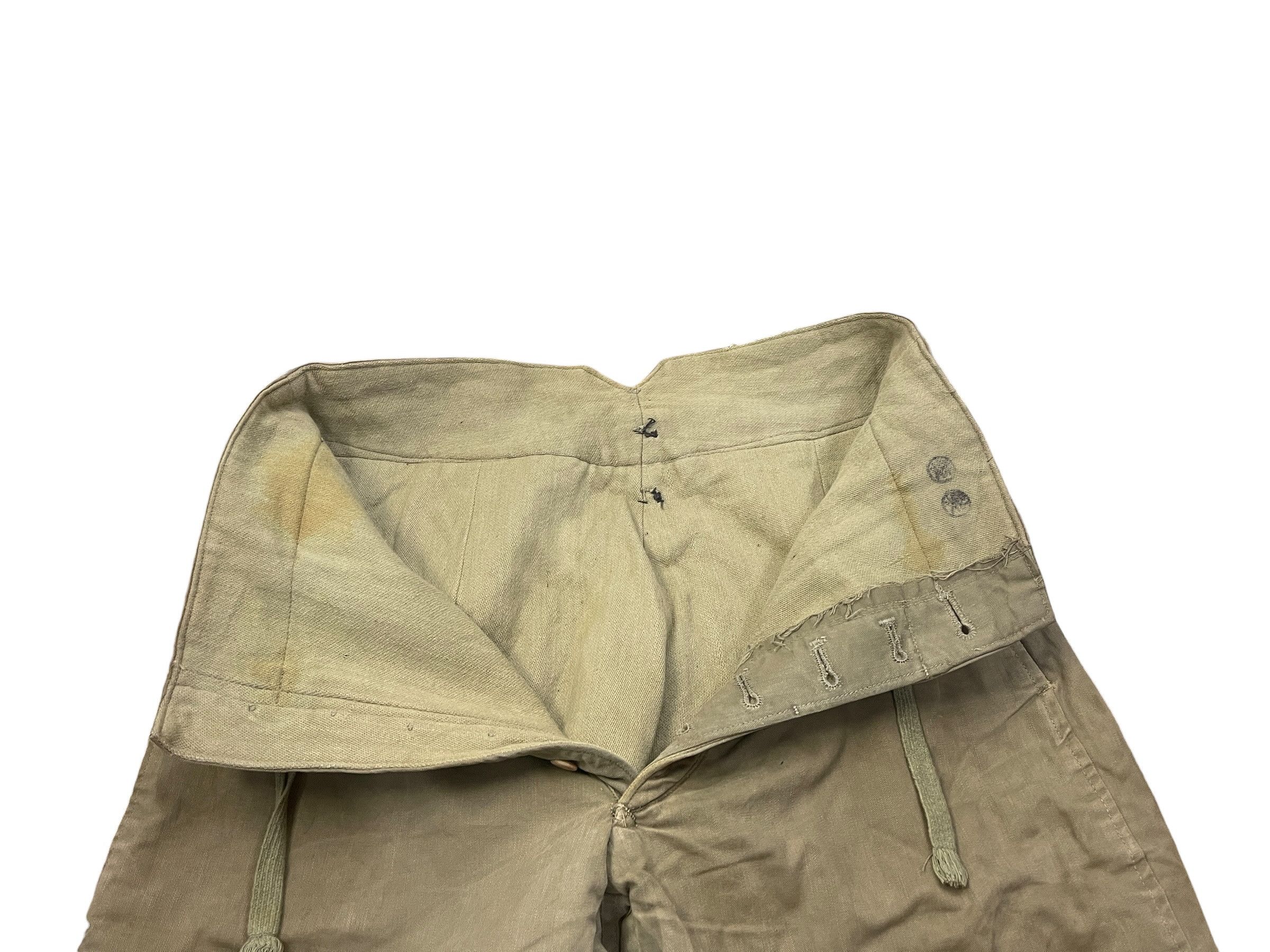 Japanese Brand Vintage WWII Japanese Army HBT Field Pants Military Trousers Size US 32 / EU 48 - 17 Thumbnail