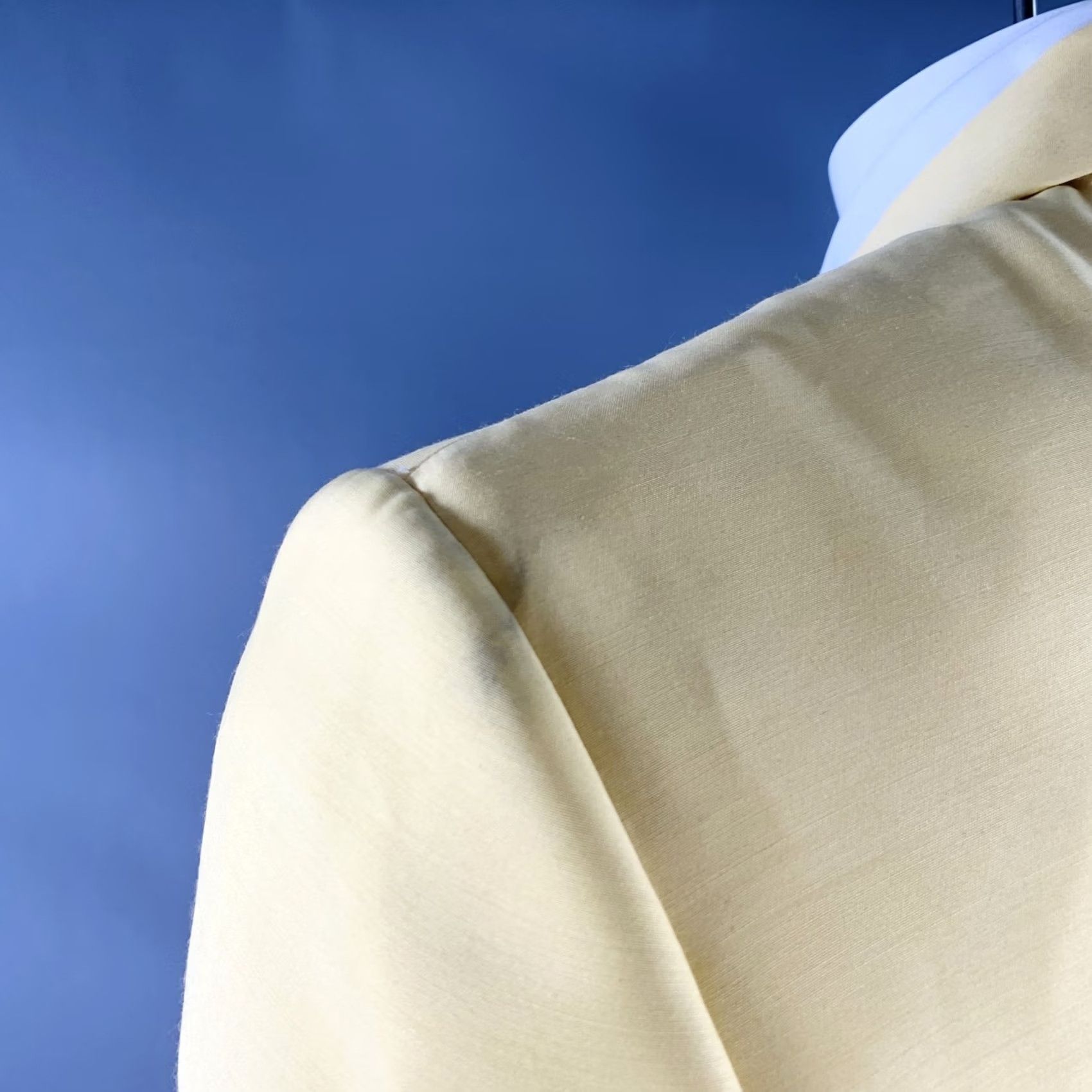 Lanvin LANVIN Size 42 Yellow Wool Silk Notch Lapel Sport Coat Size US XS / EU 42 / 0 - 5 Thumbnail