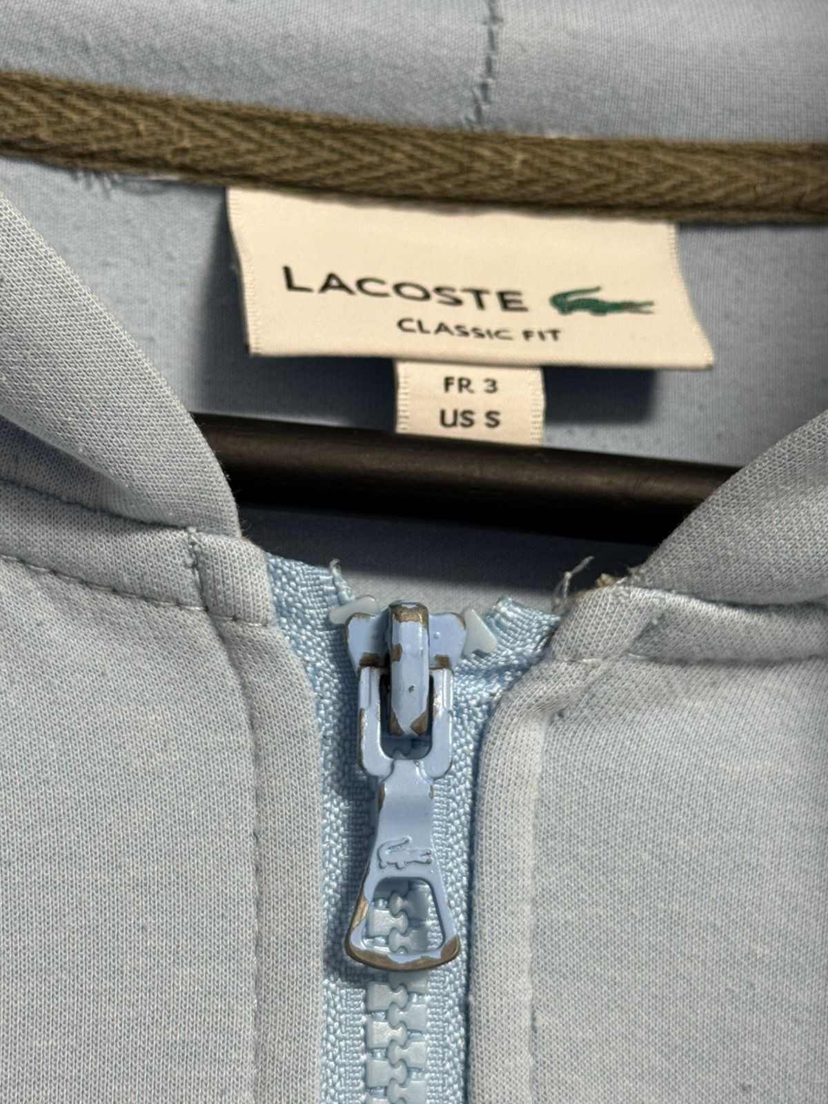 Lacoste Lacoste Vintage Y2K style Zip Hoodie Blue Size US S / EU 44-46 / 1 - 12 Thumbnail