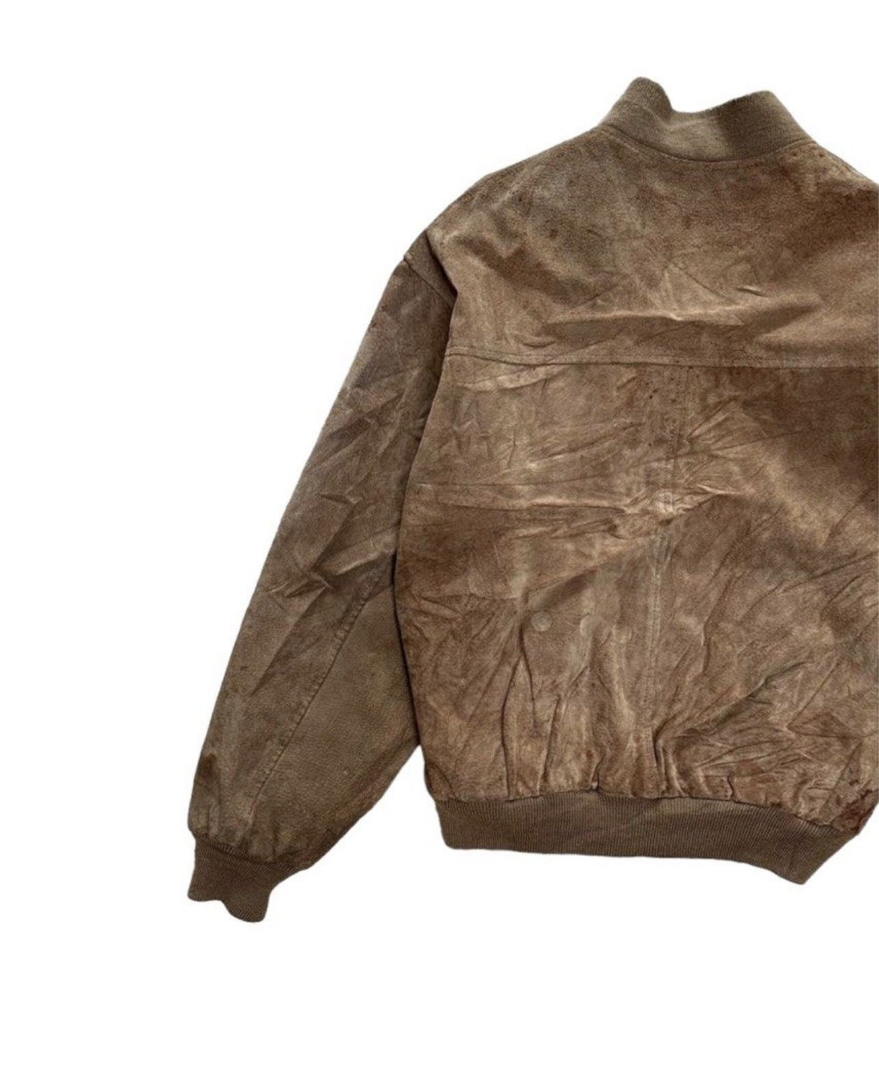 Vintage Vtg Seahop Suede Leather Jacket Size US M / EU 48-50 / 2 - 5 Thumbnail