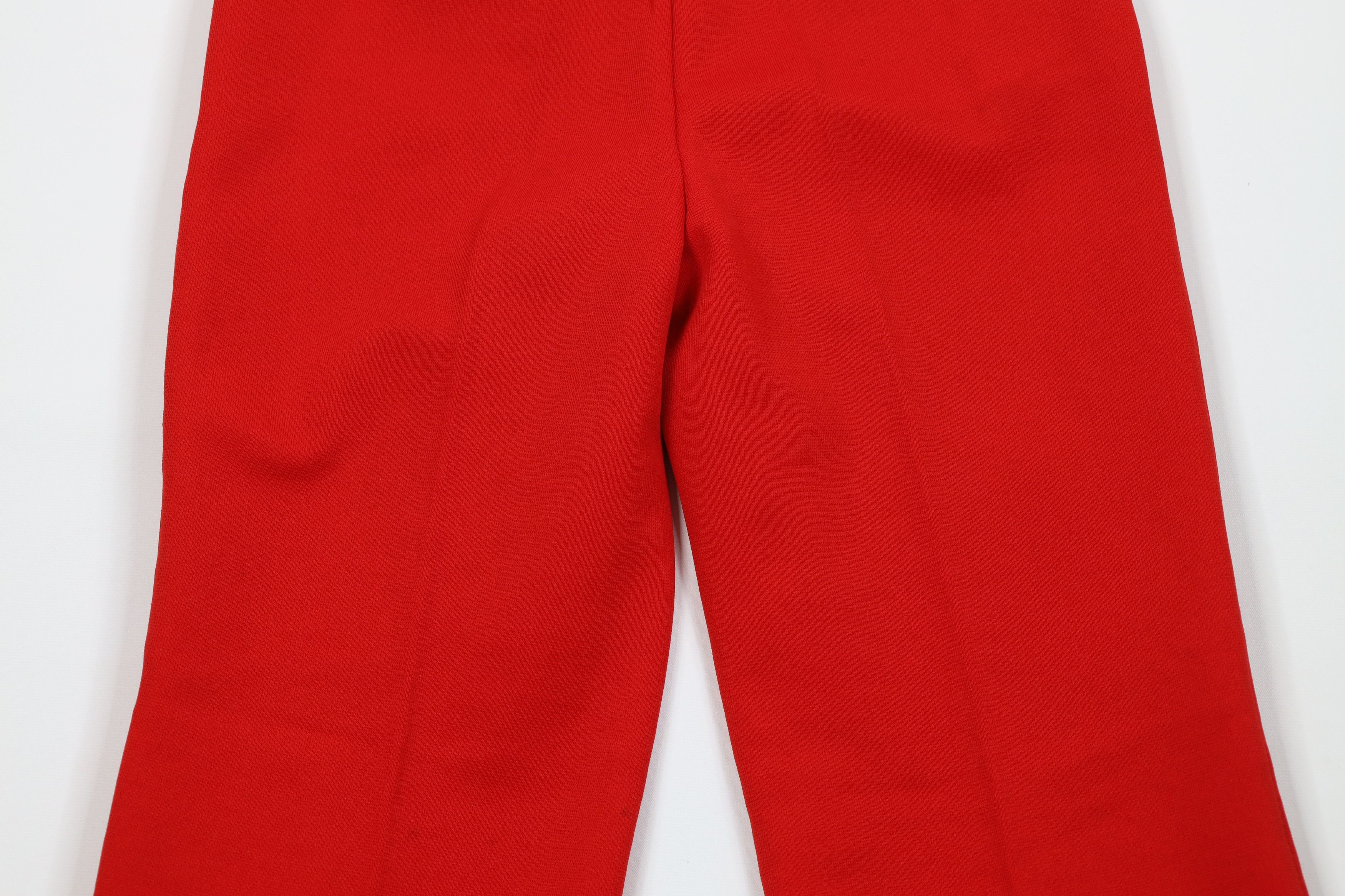 Vintage Vintage 70s Streetwear Knit Bell Bottoms Pants Red USA Size 32" / US 10 / IT 46 - 14 Thumbnail