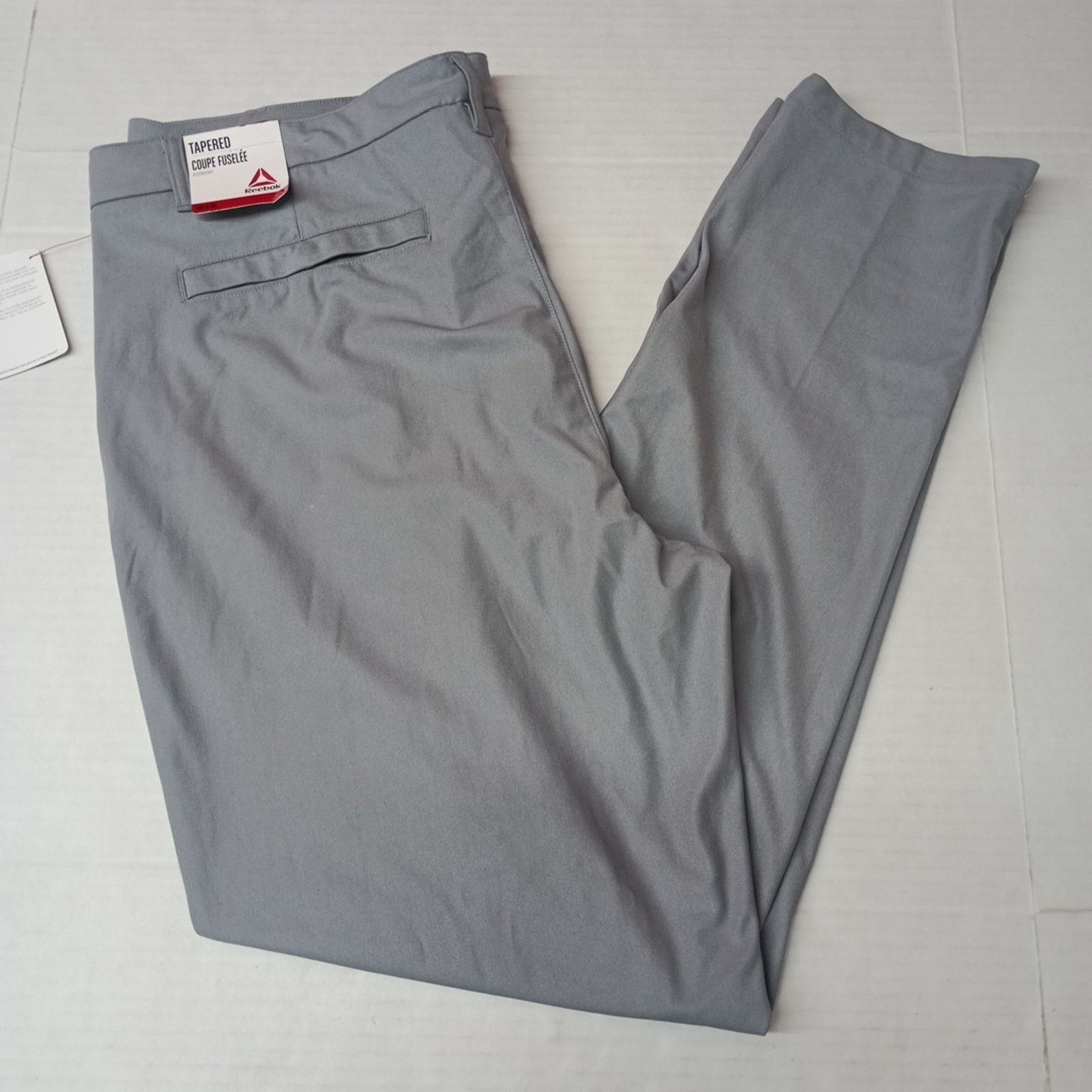 Reebok Reebok Tapered Pants Men's 30x32 Gray Moisture Management Size US 30 / EU 46 - 1 Thumbnail