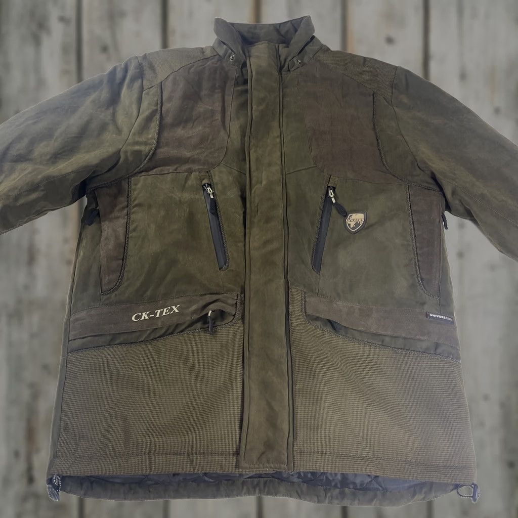 John Richmond VINTAGE Richmond UniversAL JACKET Hunting Jacket 2XL GREEN/DARK GREEN MEN Size US XXL / EU 58 / 5 - 1 Thumbnail