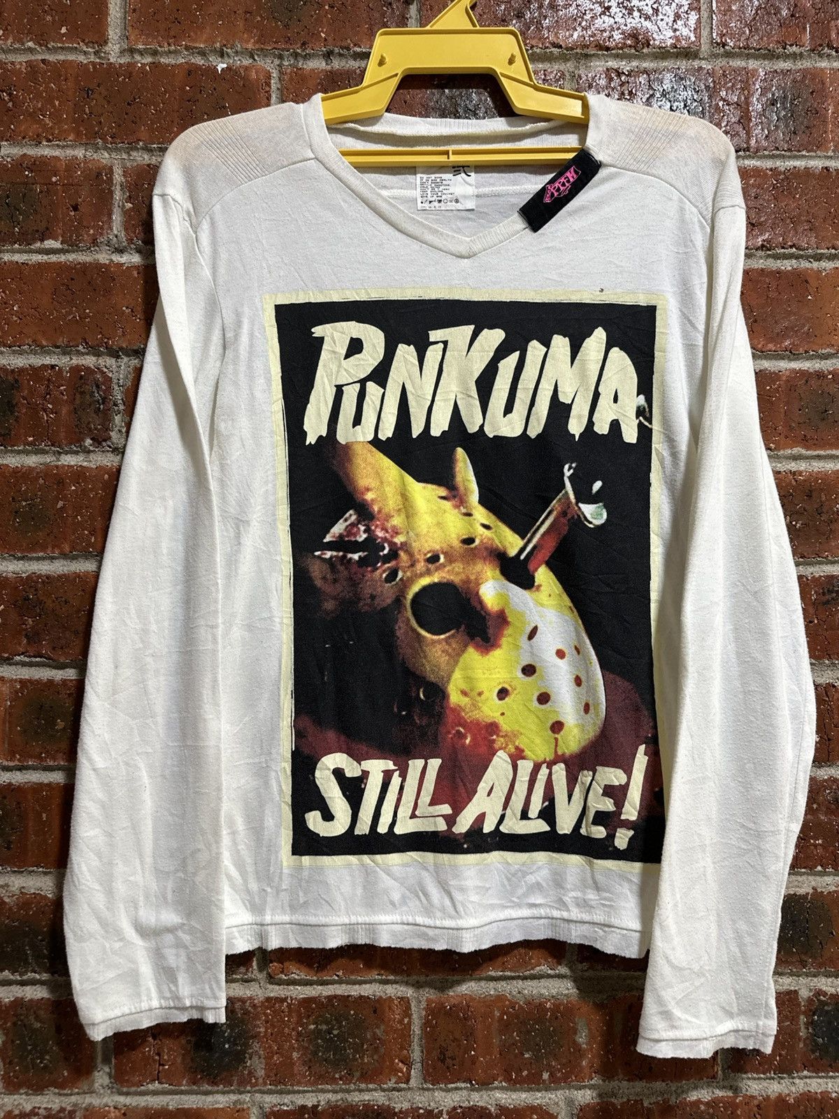 Japanese Brand Vintage Ppfm Punkuma Still Alive Long Sleeve Tee Size S / US 4 / IT 40 - 1 Thumbnail