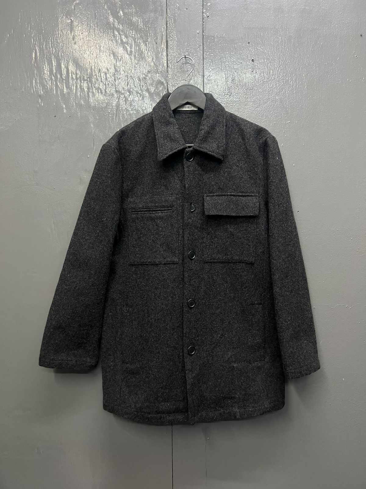 Japanese Brand Vintage Grosbec Wool Jacket Size US M / EU 48-50 / 2 - 1 Thumbnail