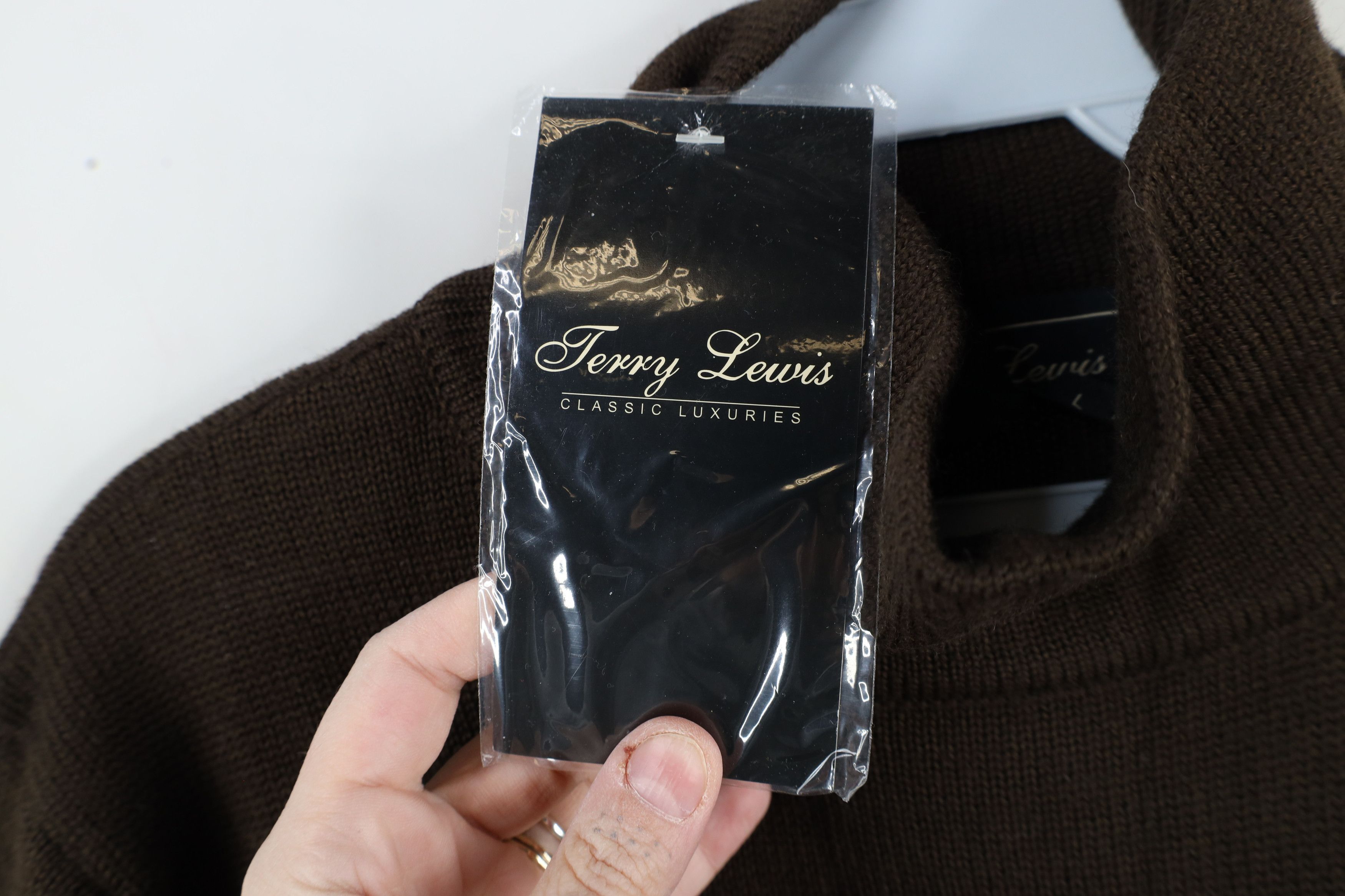 Vintage Deadstock Vintage 90s Streetwear Wool Blend Knit Sweater Size L / US 10 / IT 46 - 8 Thumbnail