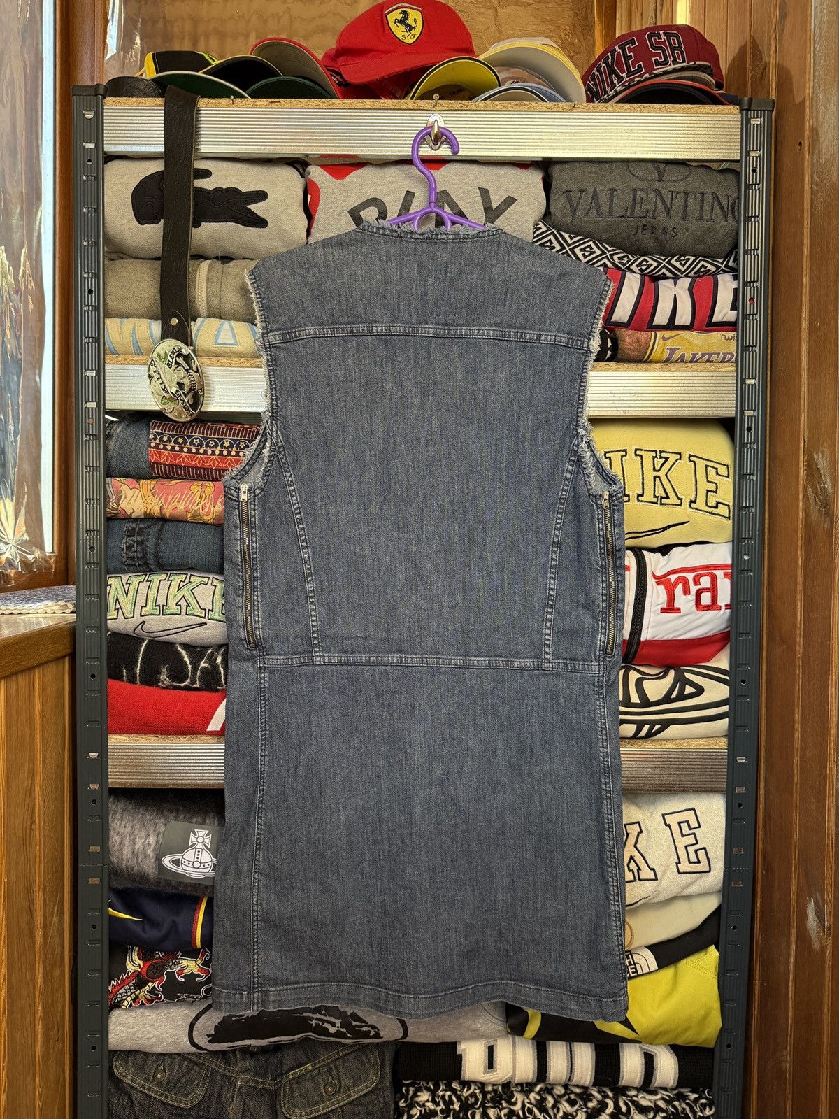 Acne Studios Crazy Acne Studios Distressed Denim Dress Size XS / US 0-2 / IT 36-38 - 2 Thumbnail