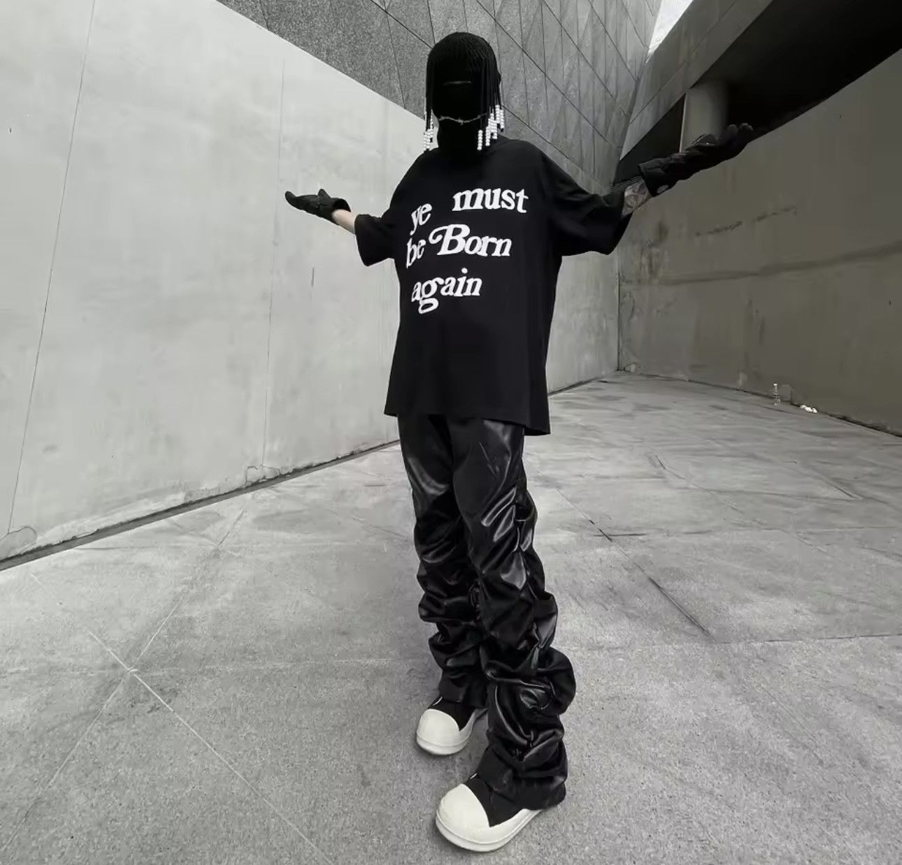 Leather Street Wear Faux Leather Pants Size US 31 - 3 Thumbnail