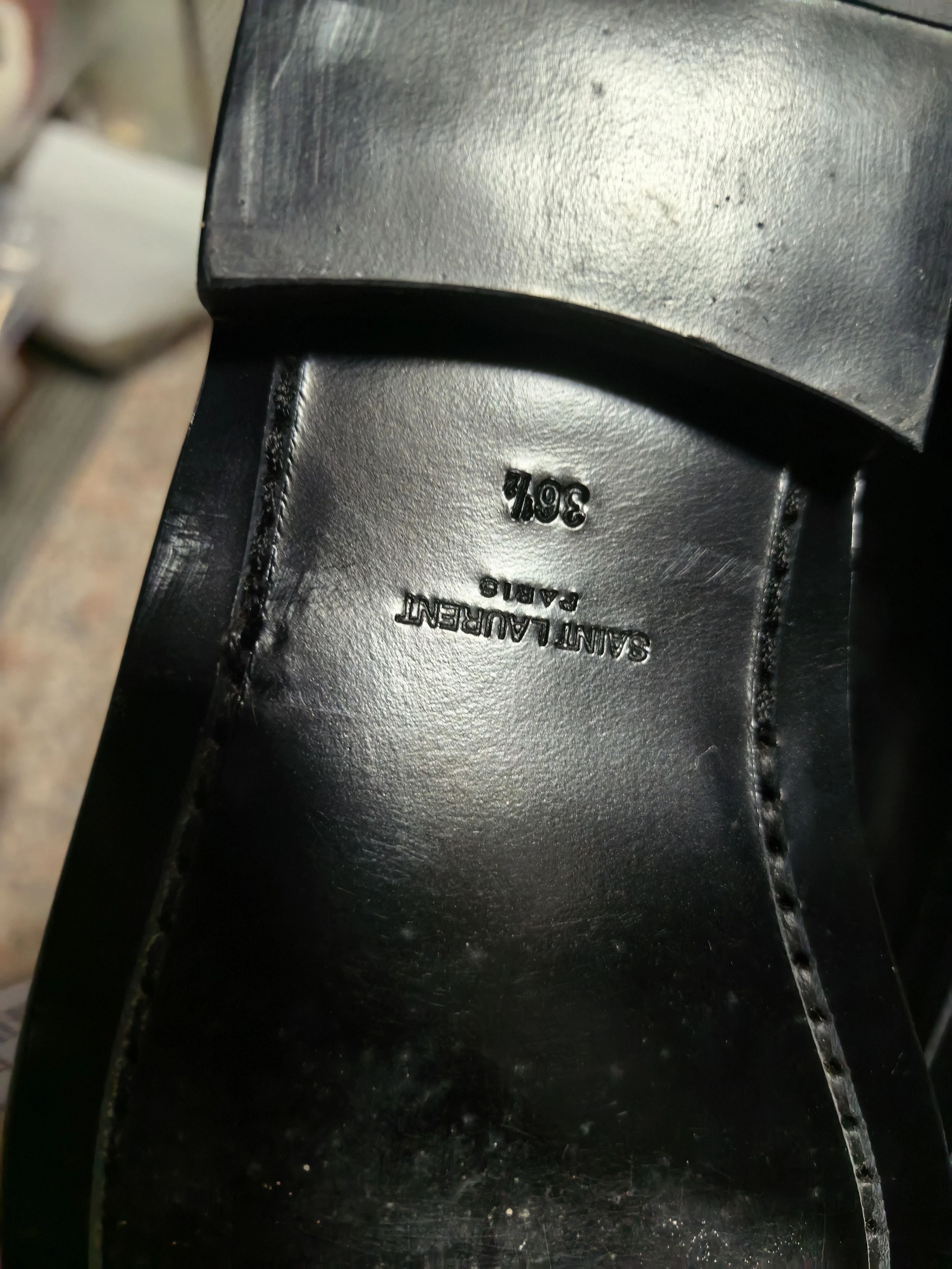 Saint Laurent Paris SLP 13AW Hedi Runway Women's Boots 36.5 Size US 6 / IT 36 - 6 Thumbnail
