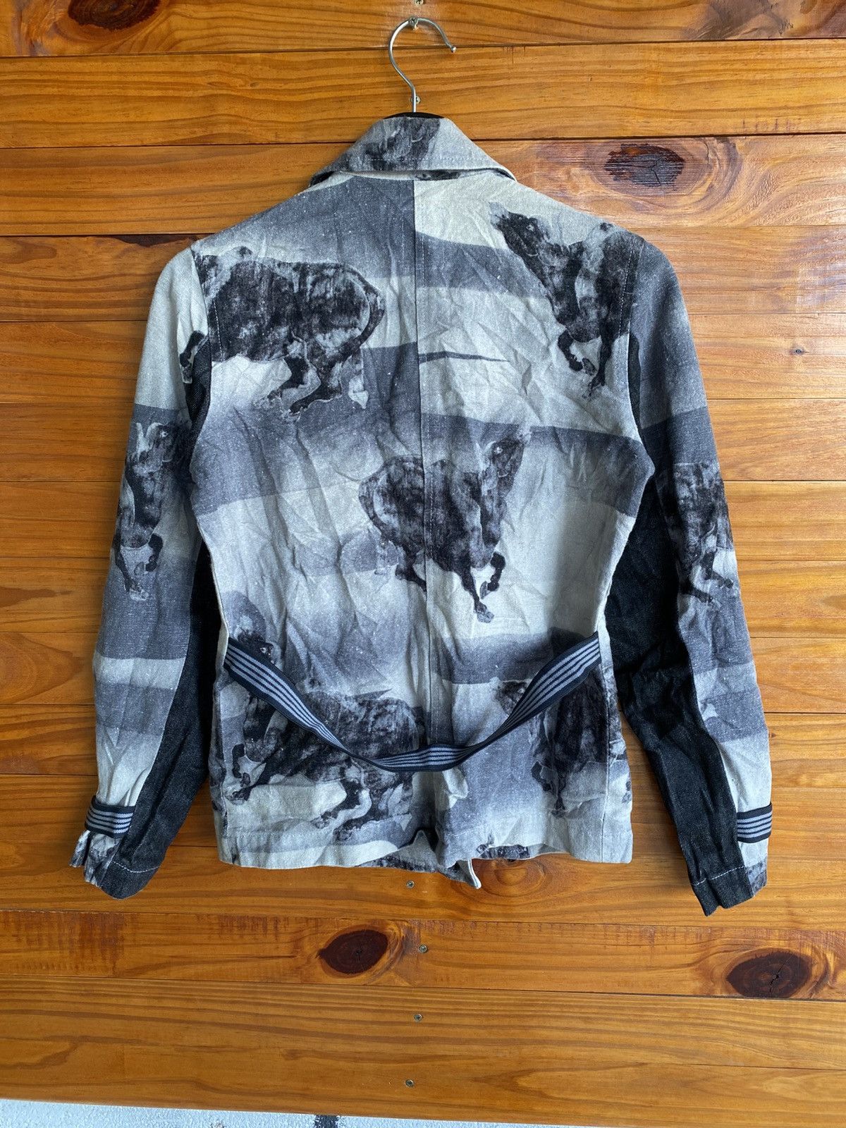 Japanese Brand Coromo by Deco Sugai Hemp Blend Printed – Japanese Artwear Size S / US 4 / IT 40 - 12 Thumbnail