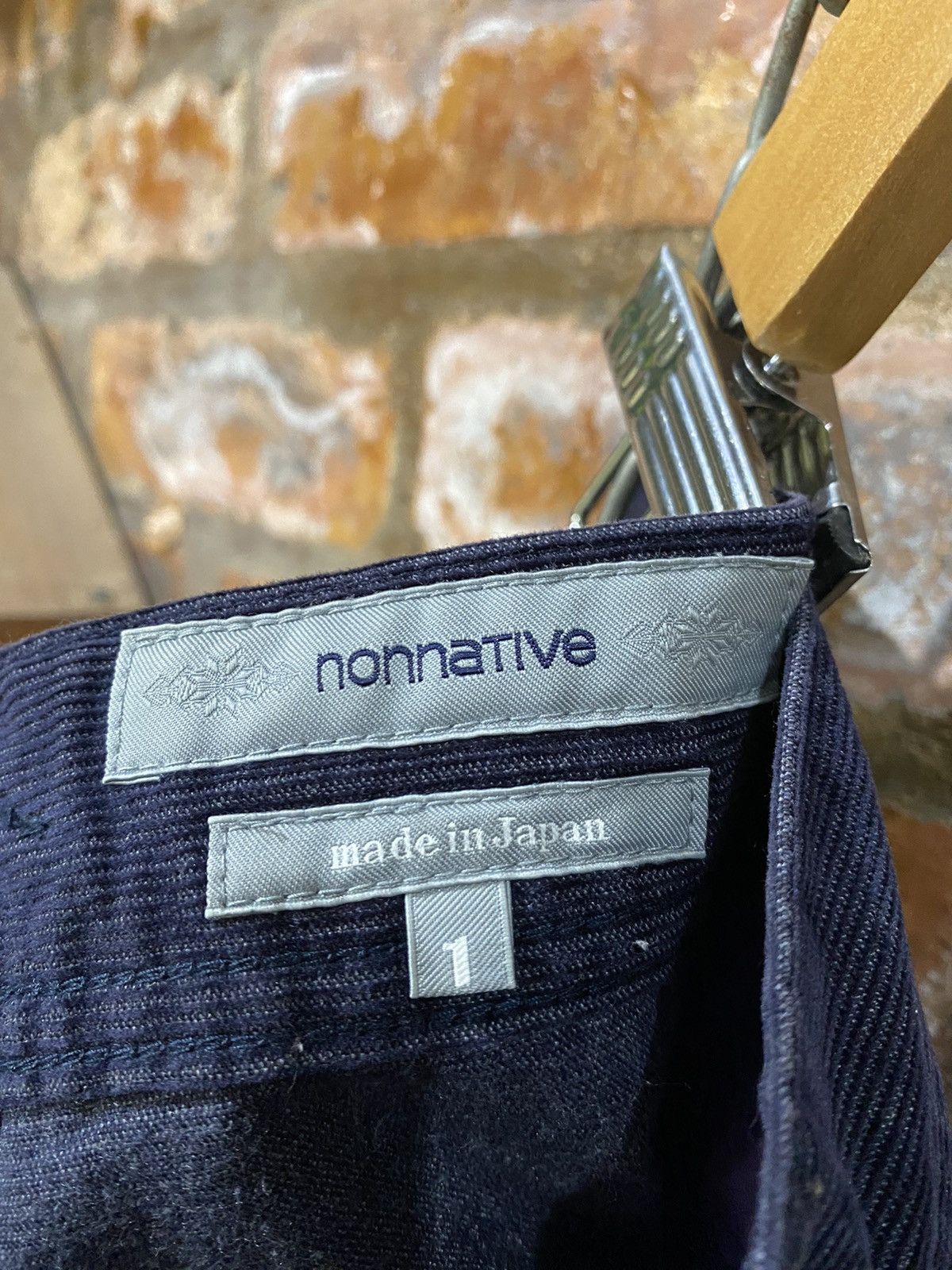 Japanese Brand × Lad Musician × Nonnative 2000s Nonactive indigo courduroy pants Size US 32 / EU 48 - 12 Thumbnail