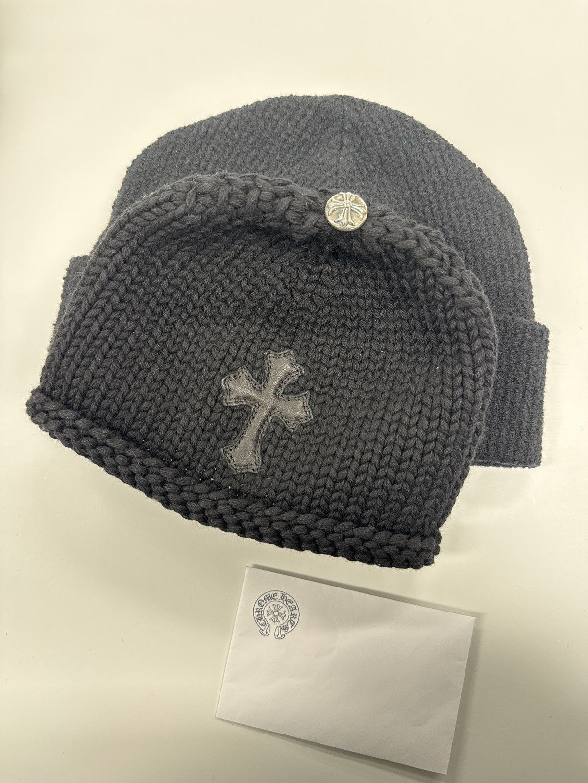 CHROME HEARTS◆KIDS CROSS PATCH CASHMERE BEANIE ARTBASEL限定 chrome-hearts-cashmere-cross-