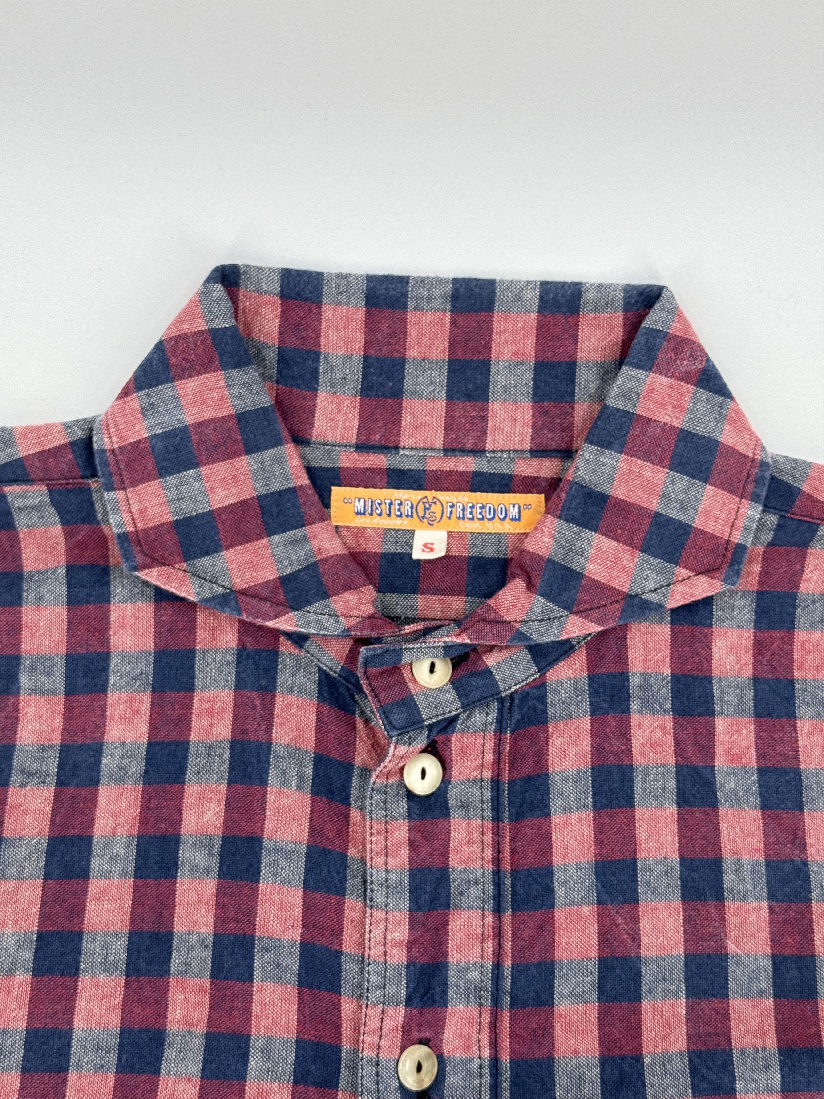 Mister Freedom × Sugar Cane Mister Freedom Sugar Cane Japan Woven Linen Plaid Shirt Size US S / EU 44-46 / 1 - 3 Thumbnail