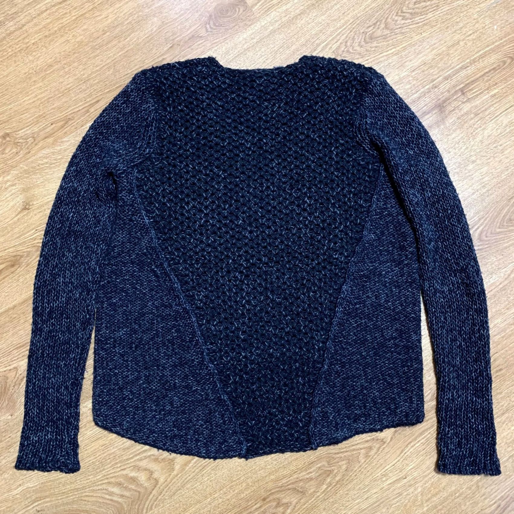Helmut Lang HELMUT LANG Wool Silk Sweater Women Size S Gray Blue Crew Neck Long Sleeve Pullover Knit Jumper Vintage No Size S / US 4 / IT 40 - 6 Thumbnail