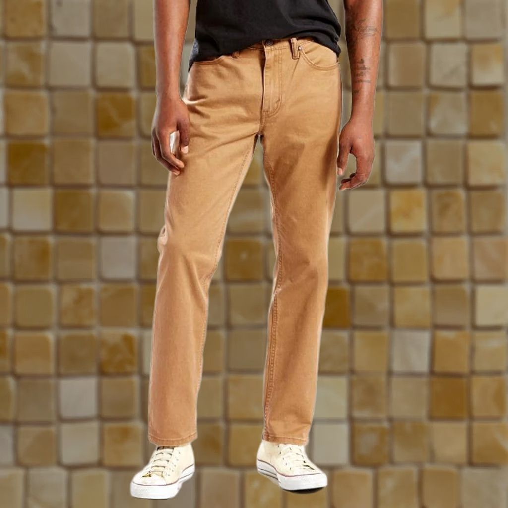 Levi's MENS Levi's 514 JEANS Regular FIT STRAIGHT BROWN SIZE 46 X 32 LEBIS 514 Regular Brown Jeans Mens Size US 30 / EU 46 - 1 Preview
