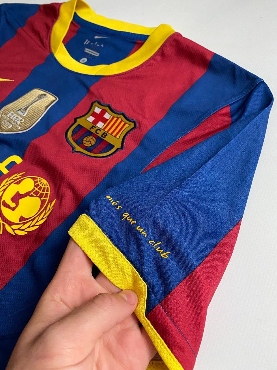 Other Rare Messi Barcelona 2010 2011 Home Soccer Jersey Shirt Size US S / EU 44-46 / 1 - 5 Thumbnail
