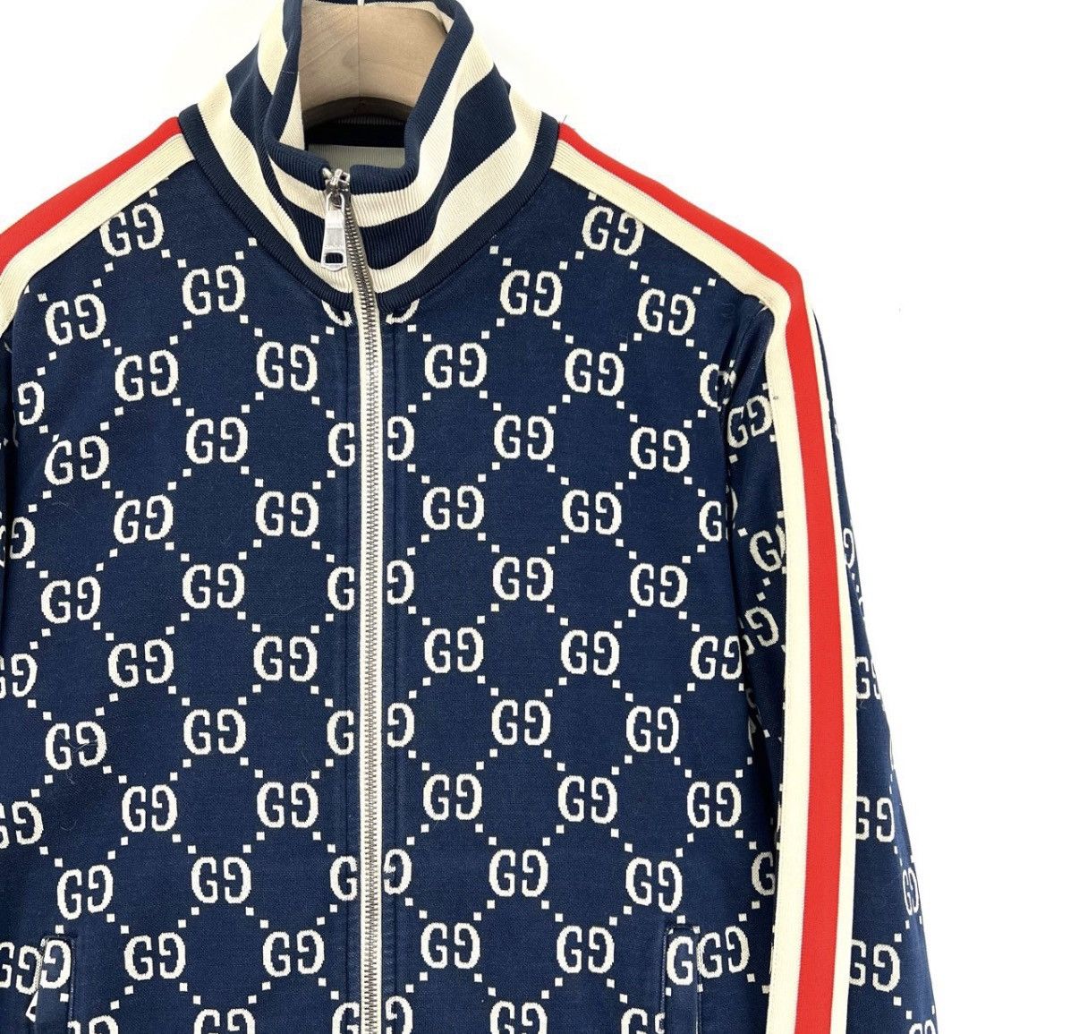 Gucci Gucci/Double G Monogram Side Stripe Jacket K12 Size US S / EU 44-46 / 1 - 3 Thumbnail