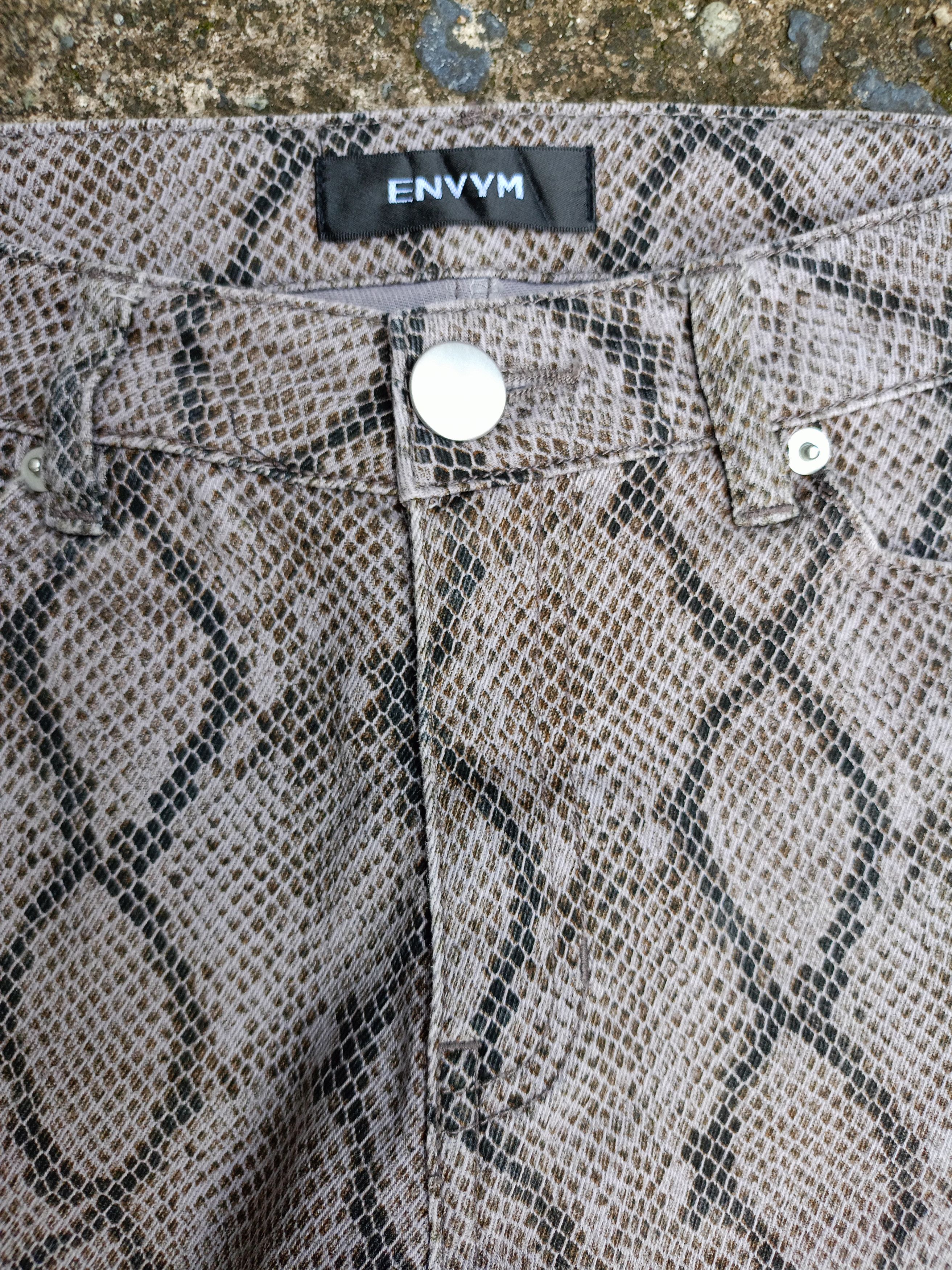 If Six Was Nine × Japanese Brand ENVYM Snake Flared pants Size US 28 / EU 44 - 8 Thumbnail