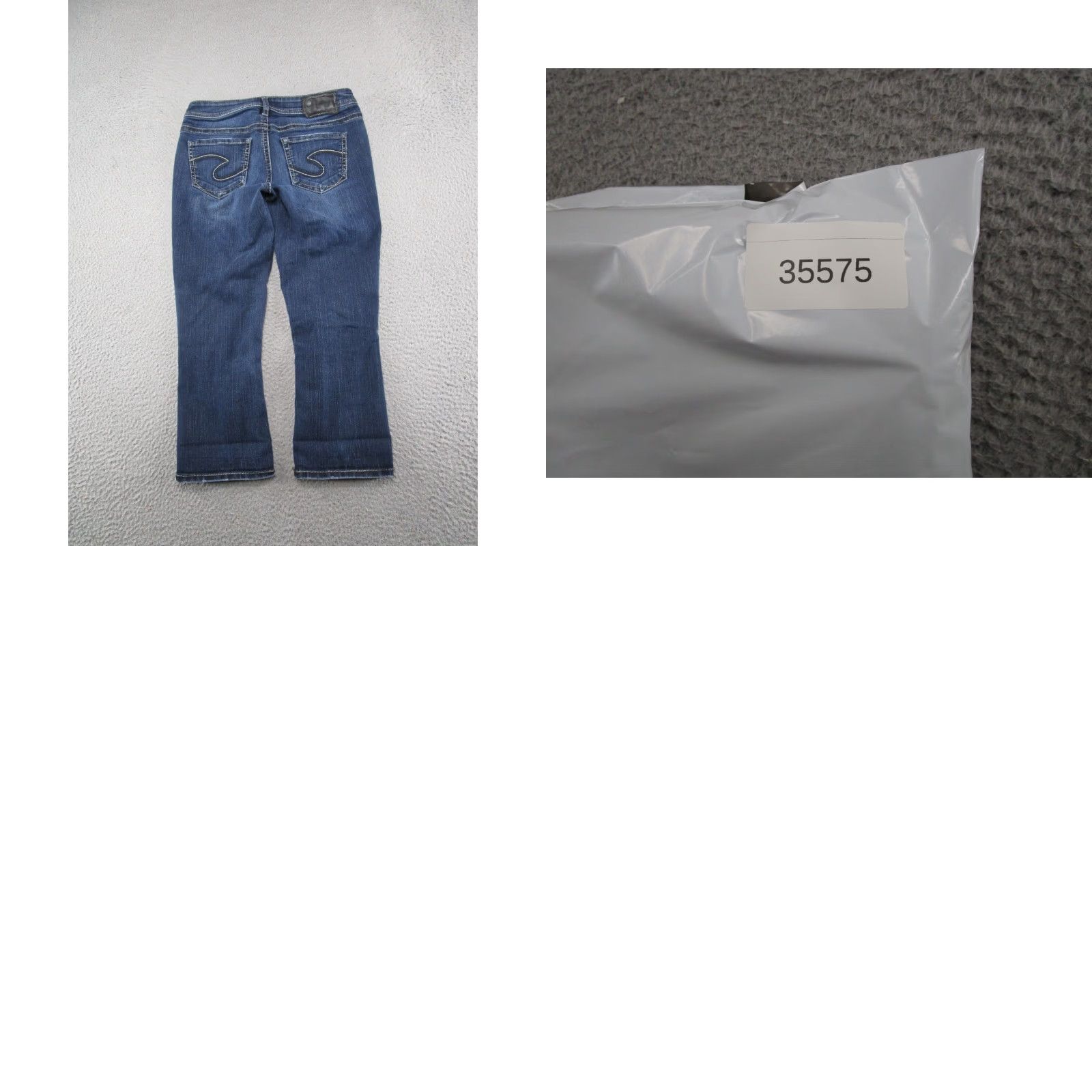Silver Jeans Co. VINTAGE Silver Jeans Co Aiko Kick Capri Jeans Size 27 Dark Blue Selvedge Denim Women 5-Pocket Style Capri Regular Cotton Blend Denim"} Size 27" / US 4 / IT 40 - 9 Thumbnail