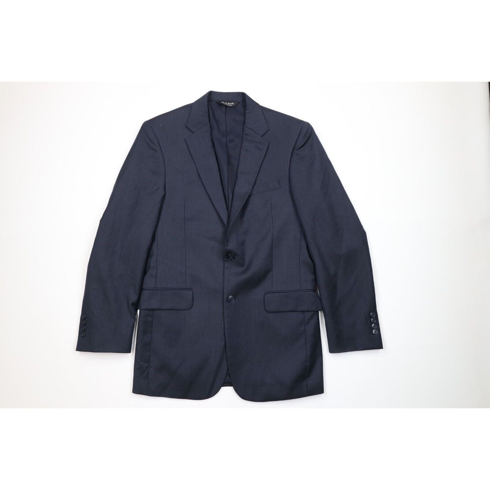 Jos. A. Bank Jos A Bank Tailored Fit Wool 2 Piece Suit Jacket Pants Size 38L - 2 Thumbnail