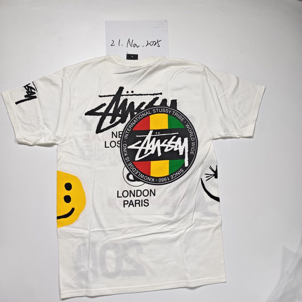 Stussy Stussy Tee White M Size US M / EU 48-50 / 2 - 2 Thumbnail