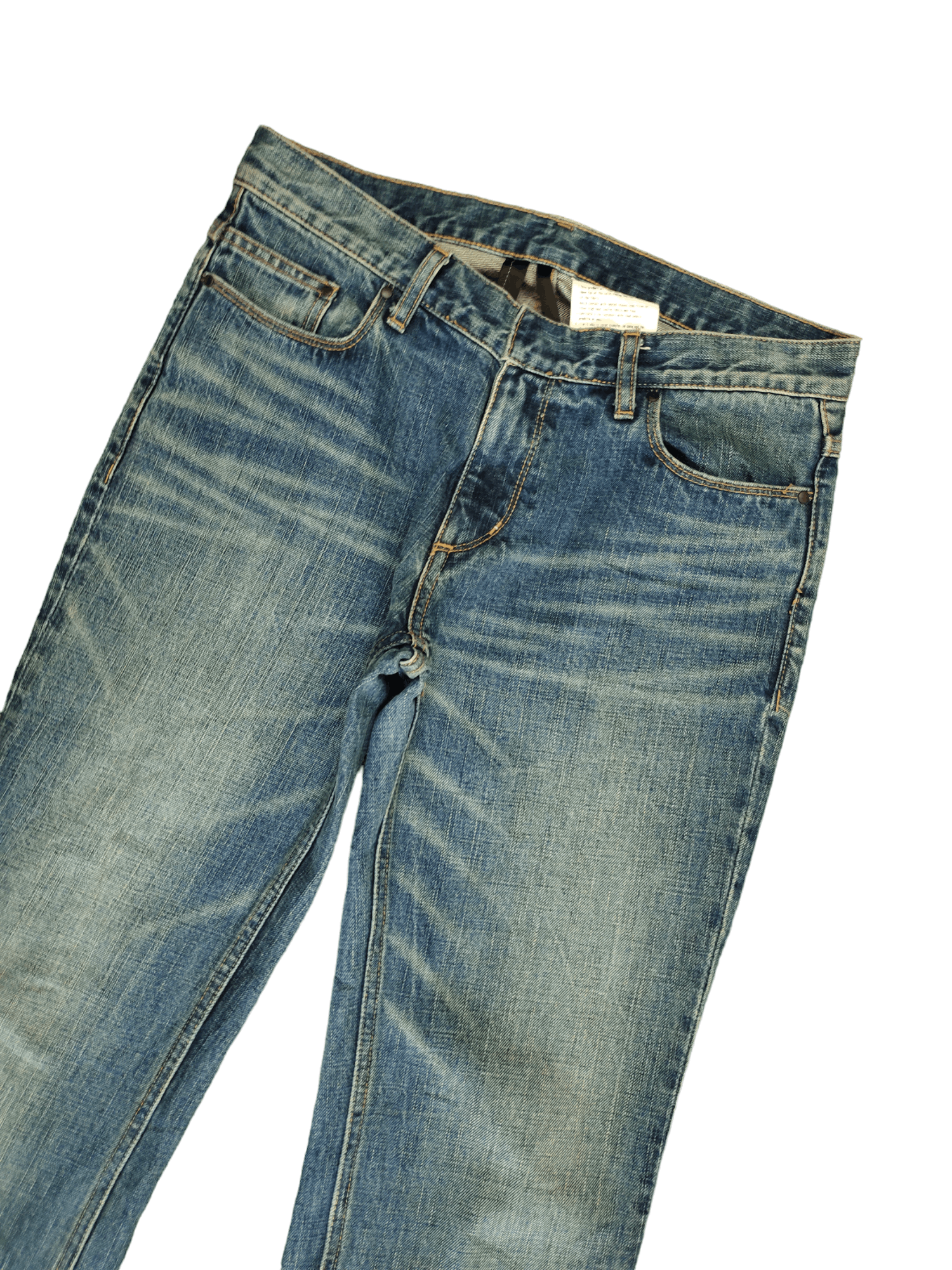 Fadeless Flare Jeans Fadeless Japan Clawmark Faded Denim Bootcut Y2k Size US 30 / EU 46 - 4 Thumbnail