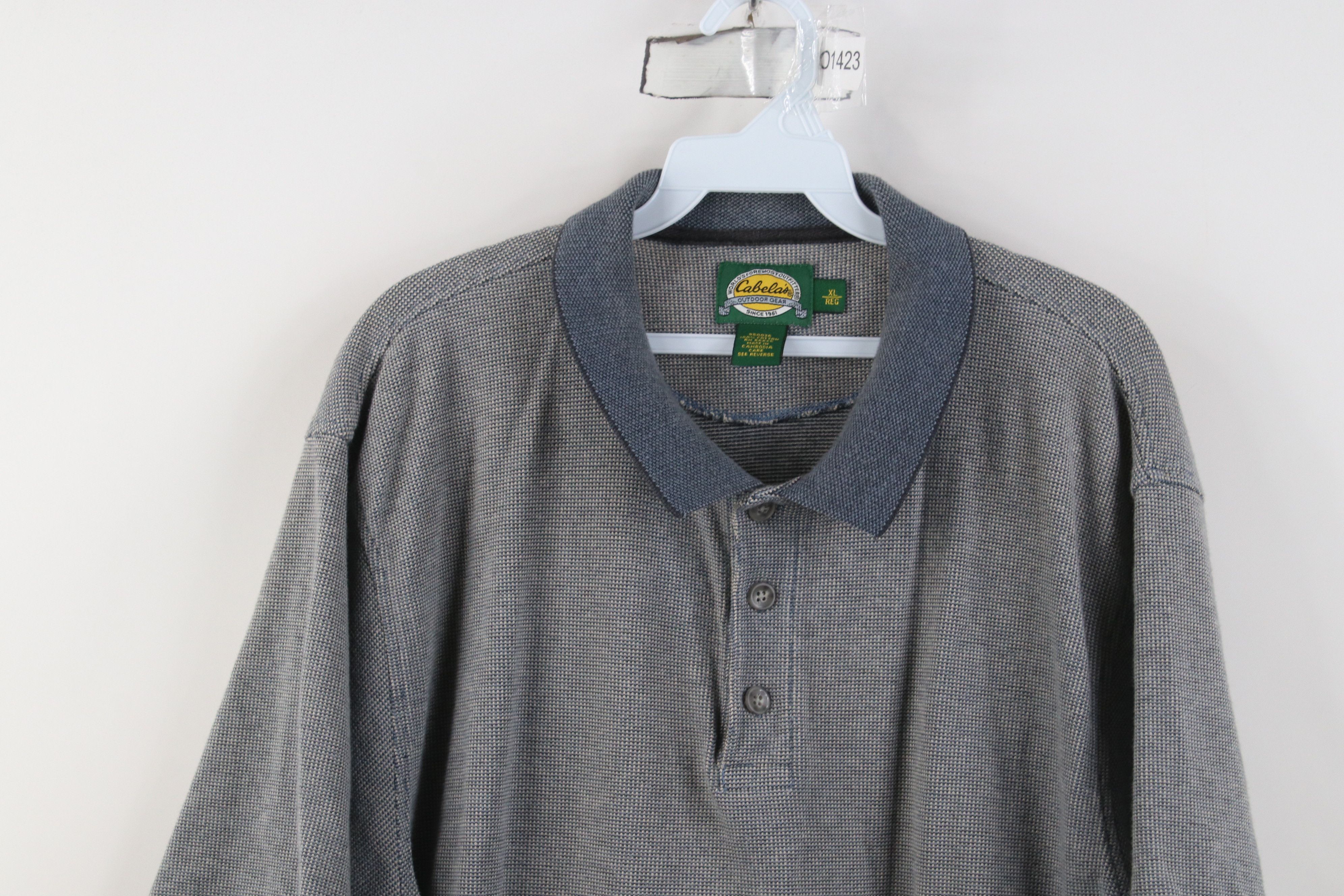 Cabelas Vintage 90s Y2K Cabelas Knit Collared Golf Polo Shirt Size US XL / EU 56 / 4 - 2 Thumbnail