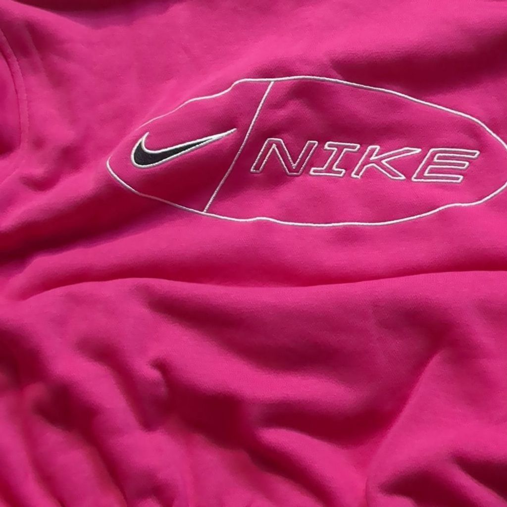 Nike Nike pink long sleeve sweatshirt romper size small Size 30" / US 8 / IT 44 - 9 Thumbnail