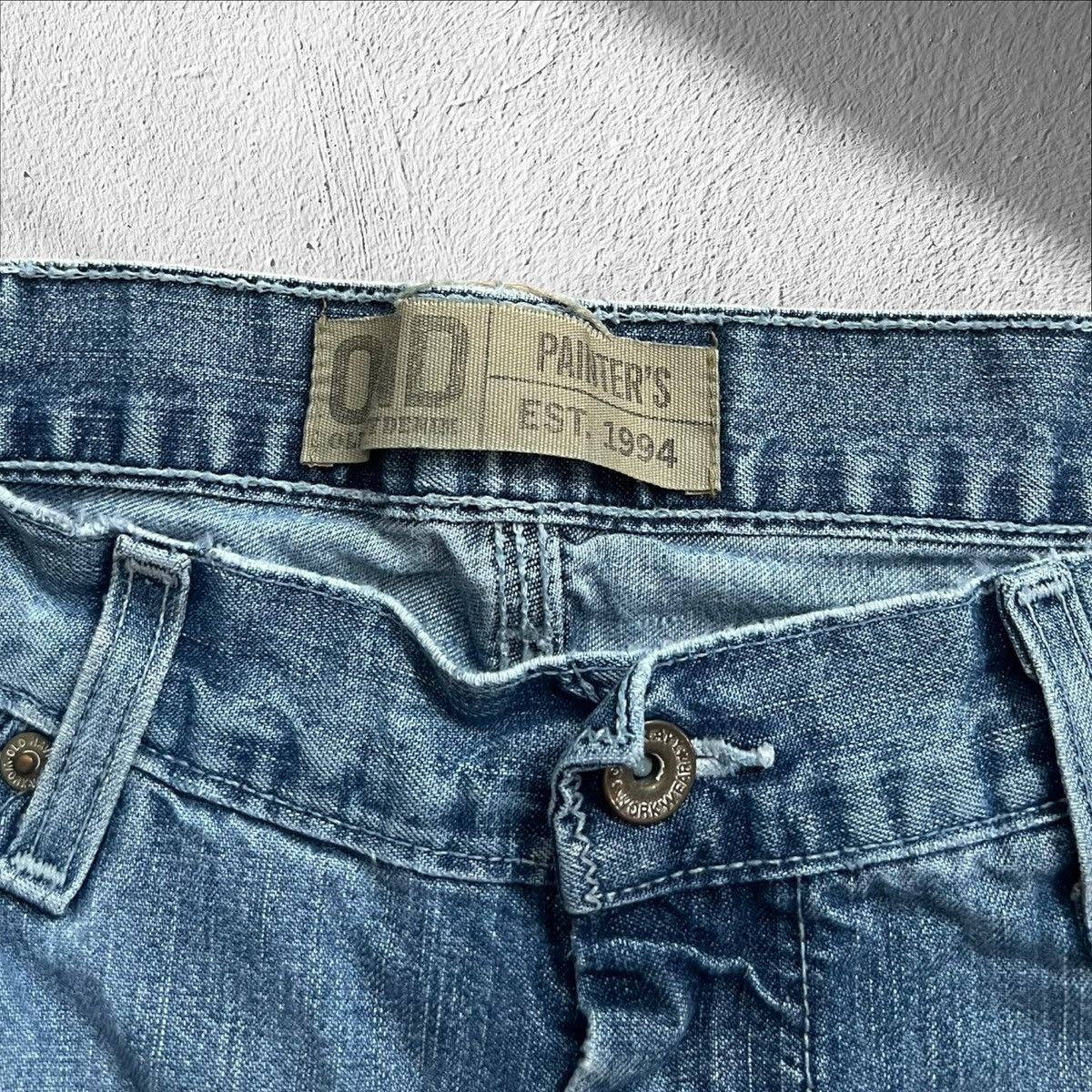Old Navy Vintage Old Navy Painter Pants Denim Blue Jeans – Size 32x34 Size US 32 / EU 48 - 4 Thumbnail