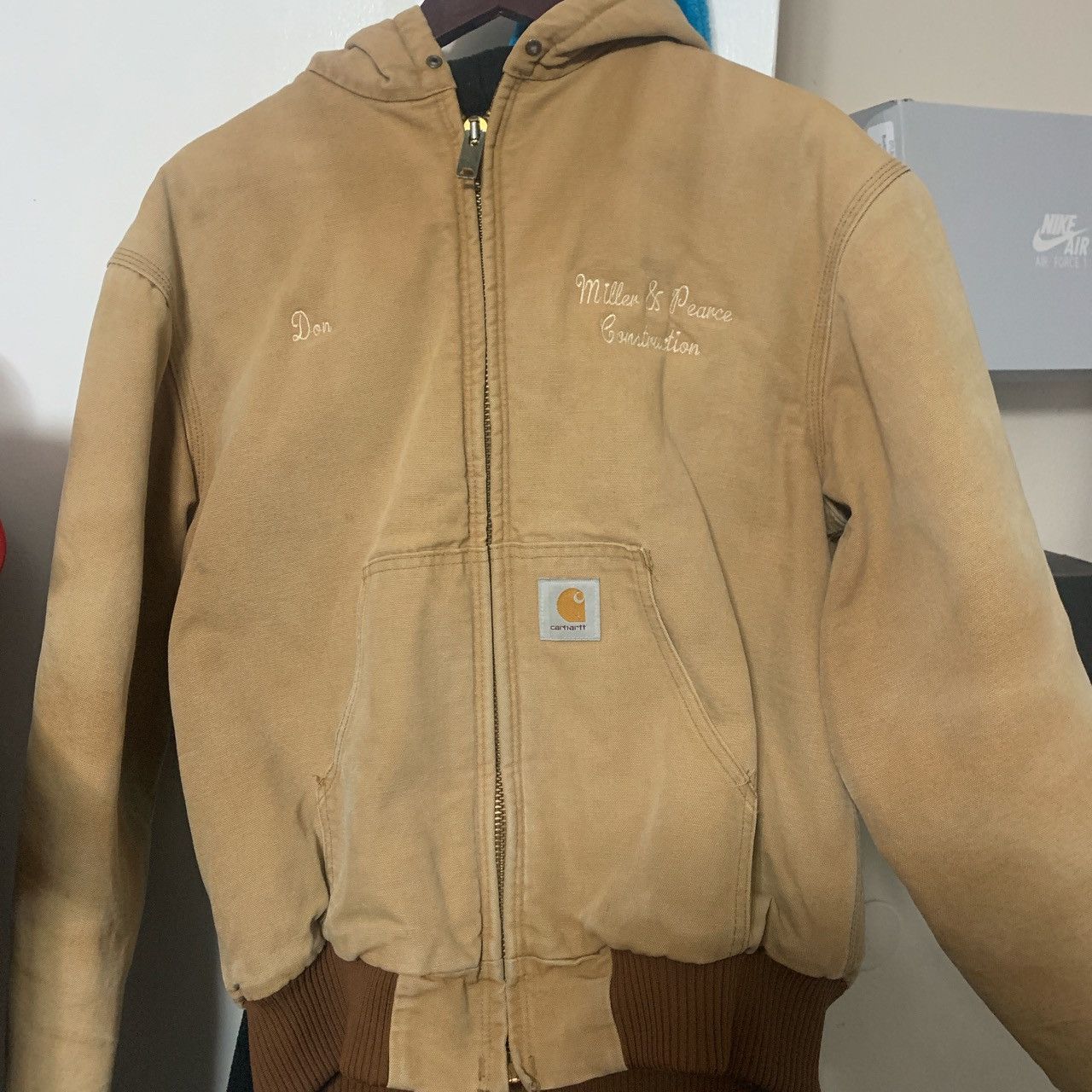 Image of Carhartt x Vintage Carharrt Jacket in Brown, Men's (Size Small)