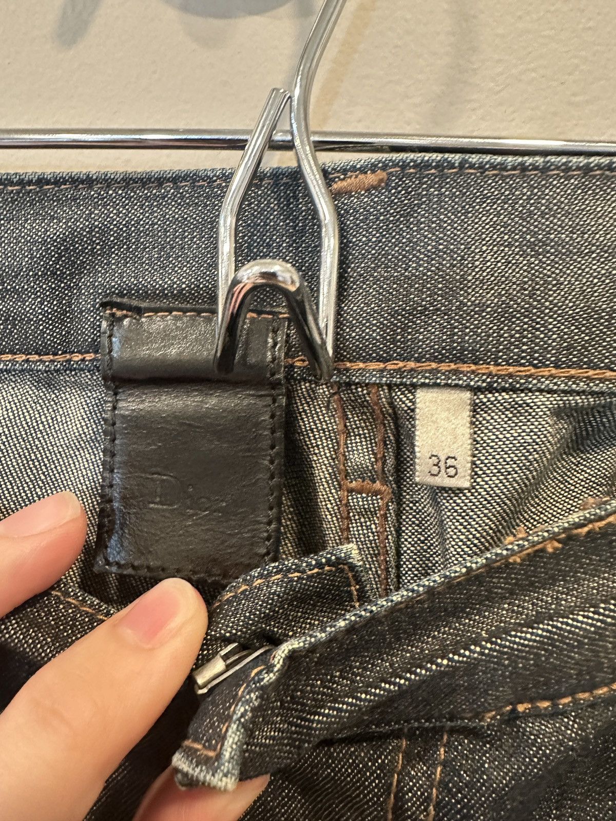 Dior Dior Hedi Slimane Raw Denim Jeans Size US 36 / EU 52 - 3 Thumbnail