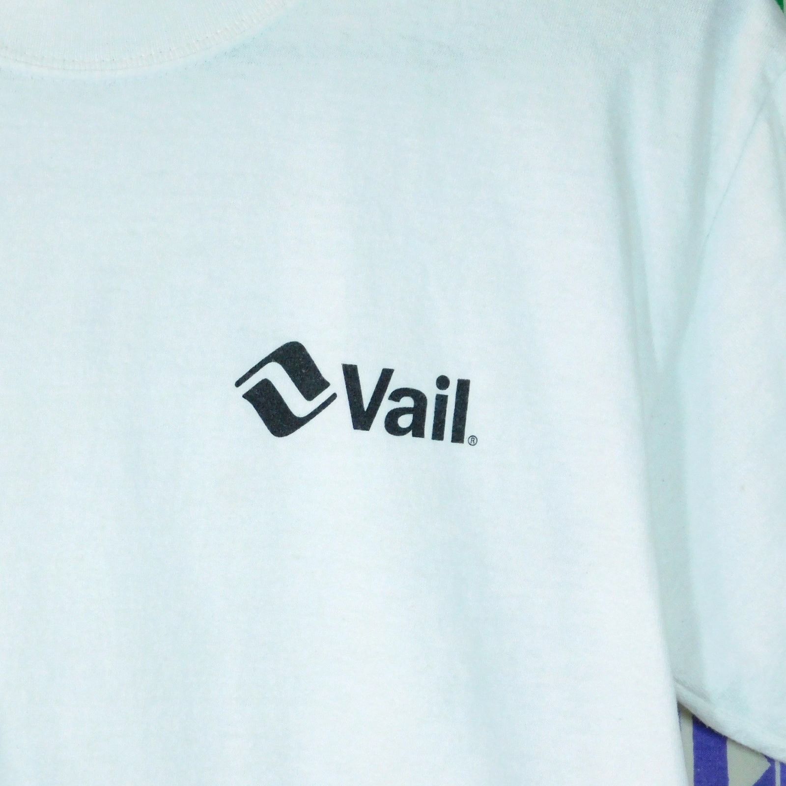 Gildan Y2K Vail Ski Resort T Shirt Size S Double Sided Trail Map Size US S / EU 44-46 / 1 - 4 Thumbnail
