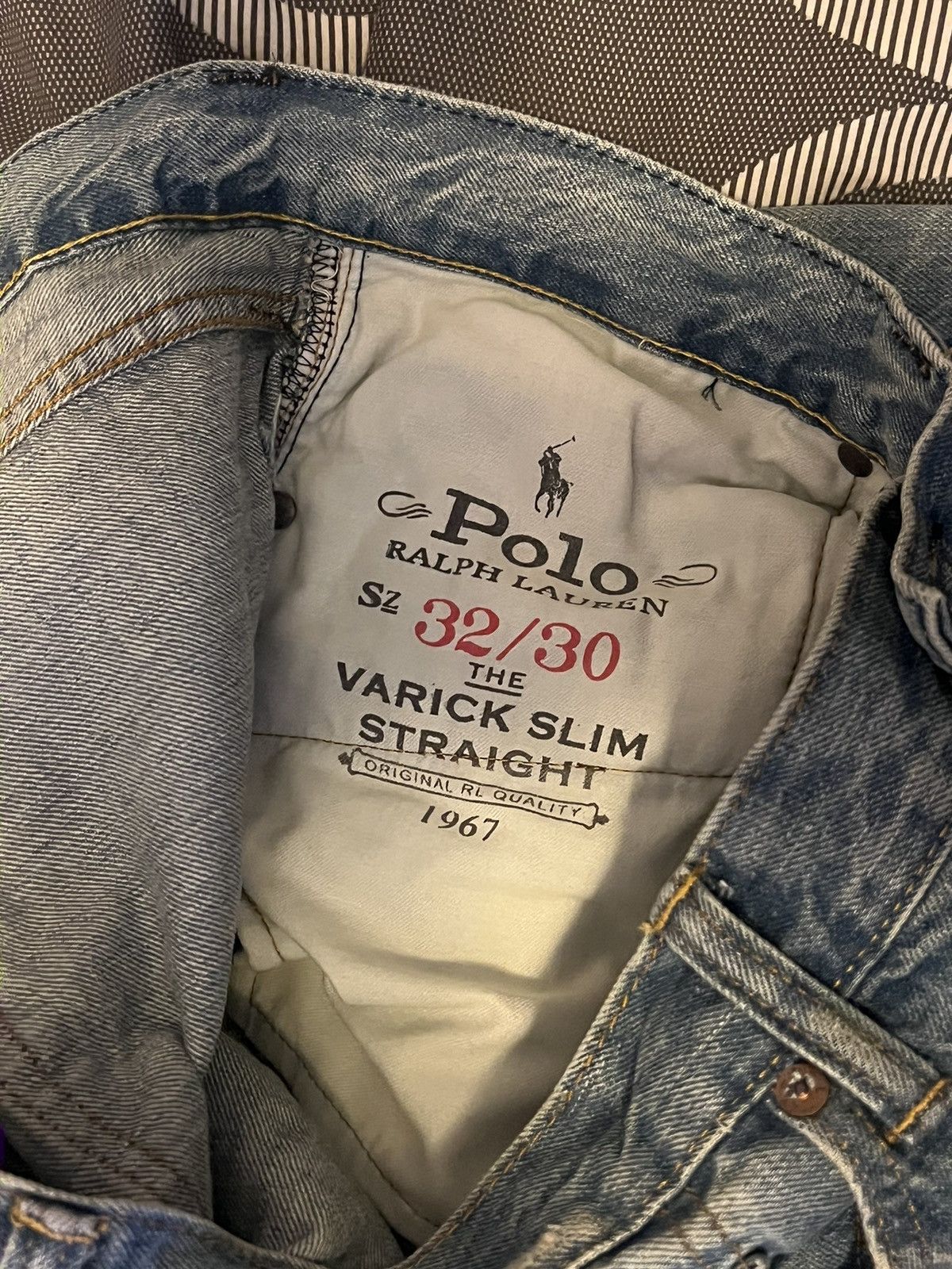 Polo Ralph Lauren Polo Ralph Lauren Distressed Patchwork Jeans Size US 32 / EU 48 - 5 Thumbnail
