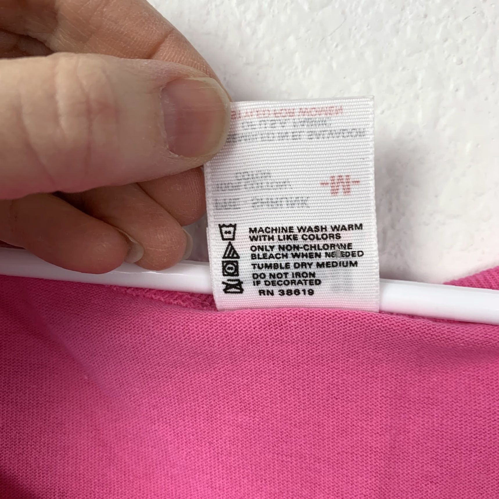 Anvil VINTAGE Anvil Tank Top Shirt Women's M Pink 100% Cotton Sleeveless Deadstock Tank Top Shirt Size M / US 6-8 / IT 42-44 - 4 Thumbnail
