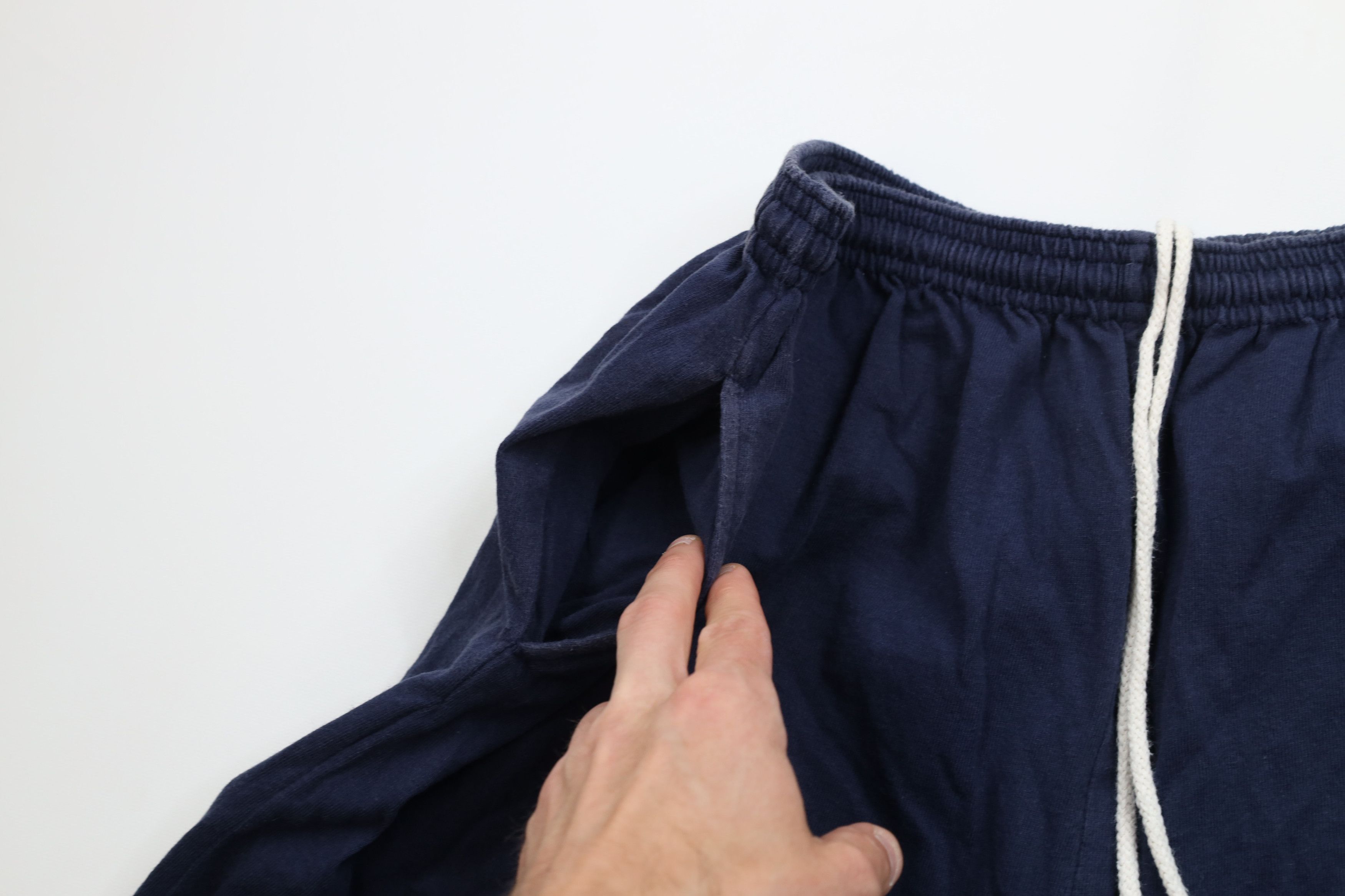 Vintage Vintage 90s Y2K Streetwear Above Knee Shorts Blue Cotton Size US 36 / EU 52 - 5 Thumbnail