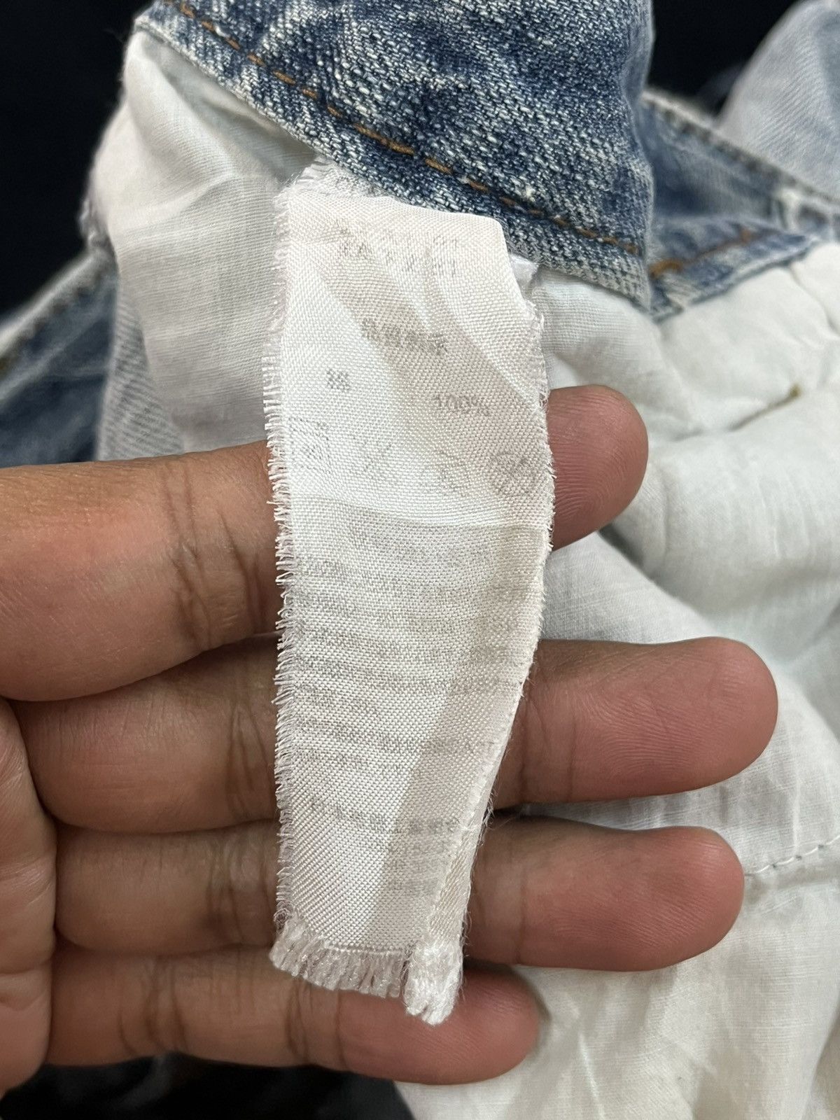 If Six Was Nine Vintage Daily Topics Double Waist Ripped Distressed Denim Size US 36 / EU 52 - 11 Thumbnail
