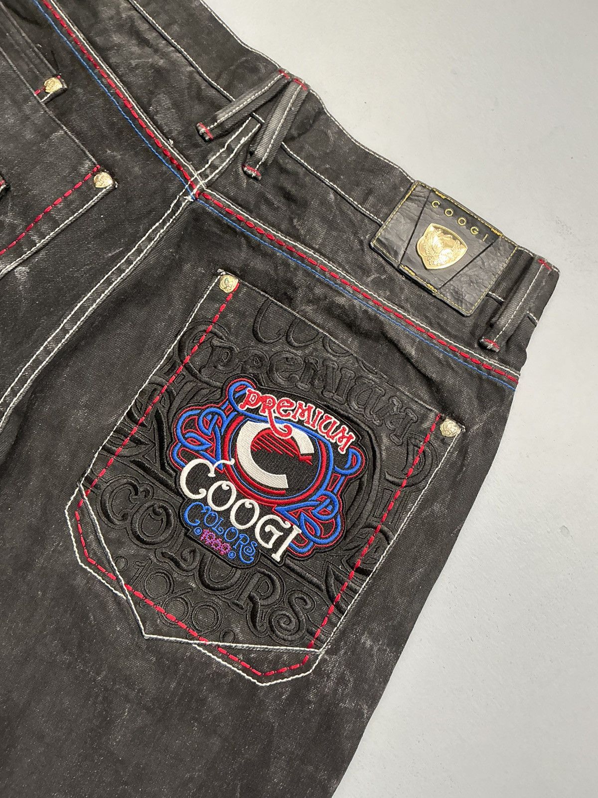 Coogi Vintage Coogi crazy patterns embroidered denim Size US 38 / EU 54 - 13 Thumbnail
