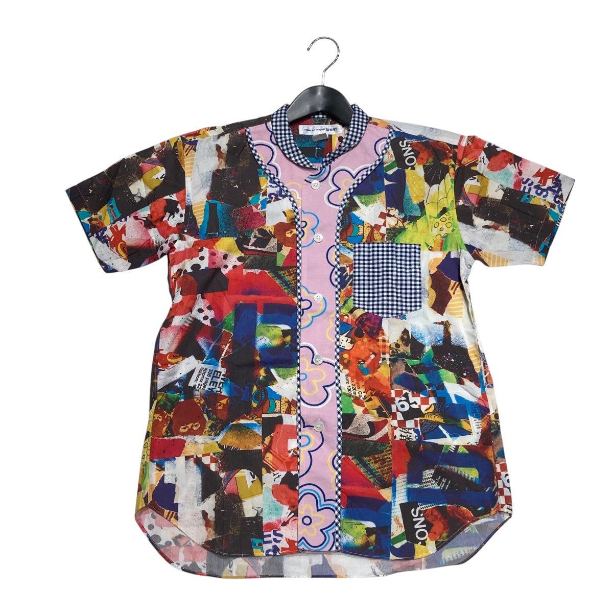 Comme des Garcons × Comme des Garcons SHIRT SS13 Collage Button Up Shirt Size S / US 4 / IT 40 - 1 Thumbnail