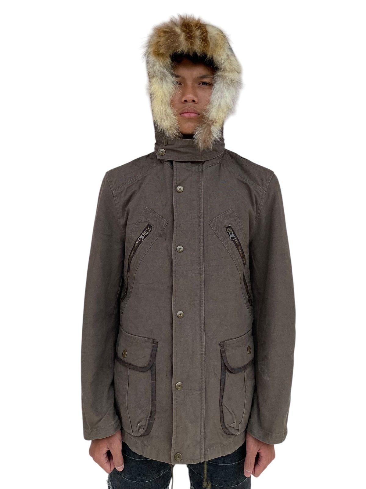 If Six Was Nine 2004 PPFM - Fur Hoodie Apocalypse Jacket Size US M / EU 48-50 / 2 - 6 Thumbnail