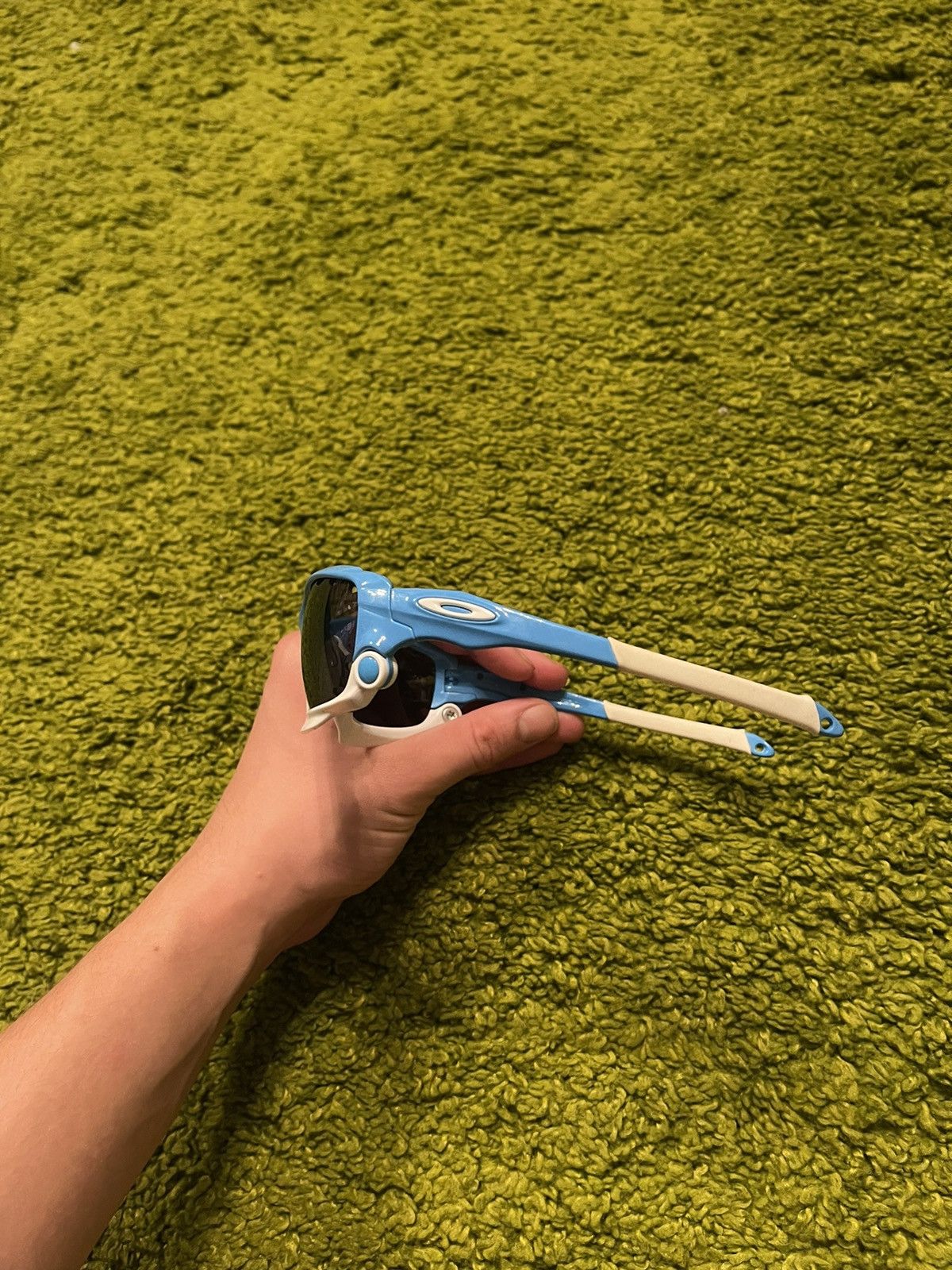 Oakley × Vintage Oakley 2000s vintage Racing Jacket sunglasses Y2K Size ONE SIZE - 4 Thumbnail