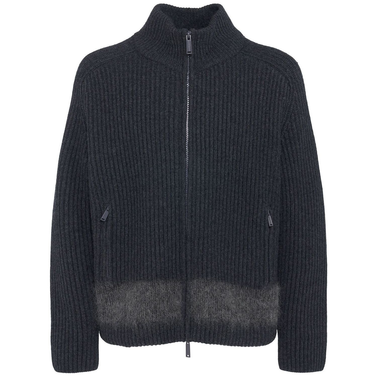 DSQUARED2 Gray Zip Wool Cardigan New & Authentic (Men's size