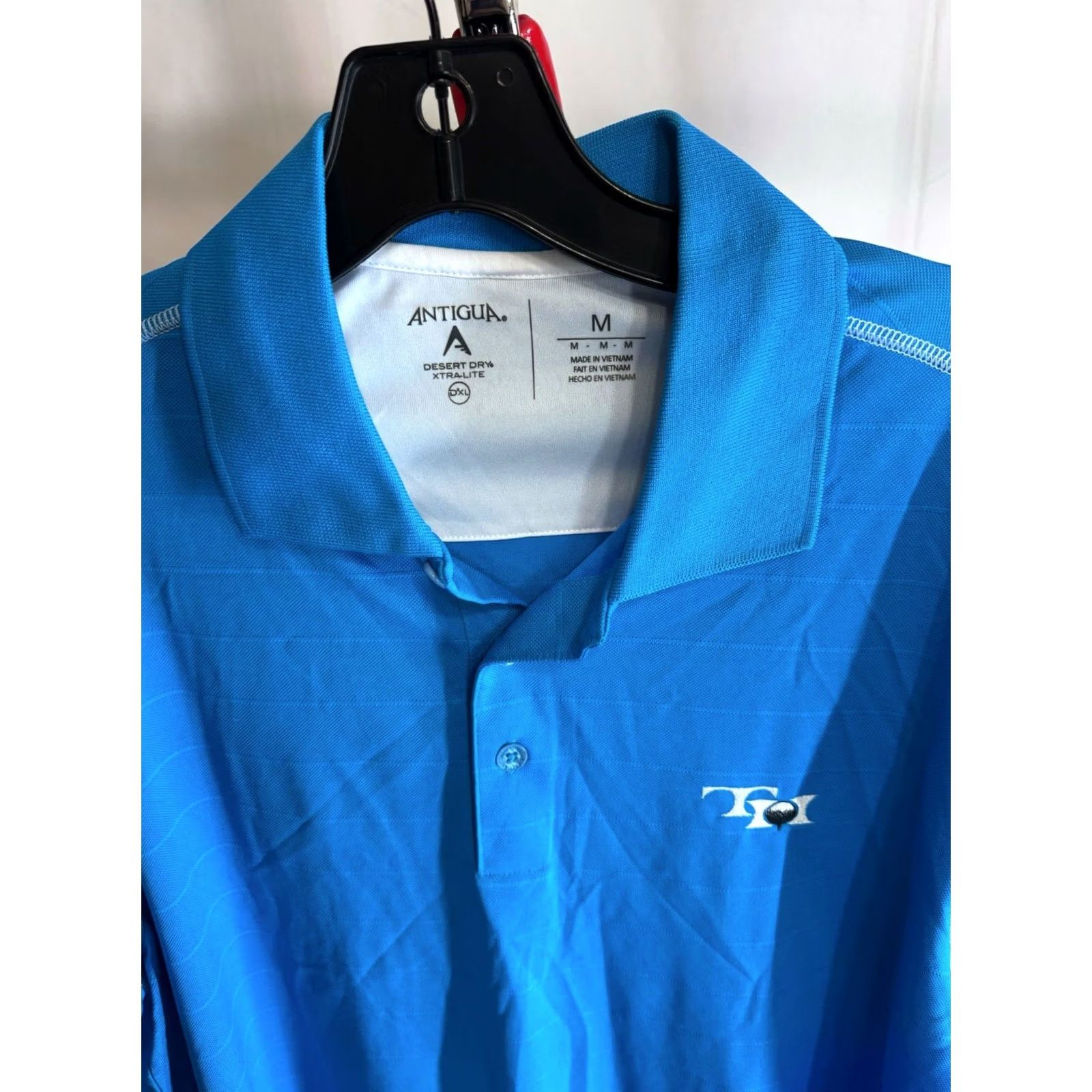 Vintage Antigua Embroidered Polo Shirt M Men Polo Shirt Medium Antigua Embroidered Poly Golf SHIRT Sharp M Mens Golf Polo Shirt Size US M / EU 48-50 / 2 - 5 Thumbnail