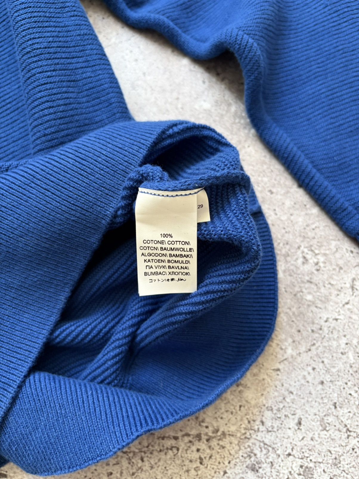 Brunello Cucinelli Brunello Cucinelli Blue Mens Sweater Size US XL / EU 56 / 4 - 6 Thumbnail