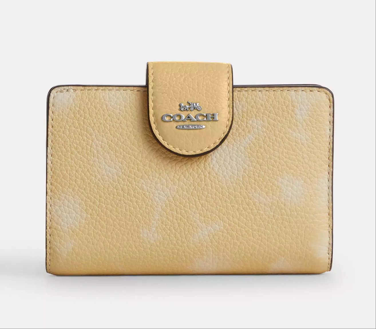 Coach Medium Corner Zip Wallet With Floral Print CEC30 Size ONE SIZE - 4 Thumbnail