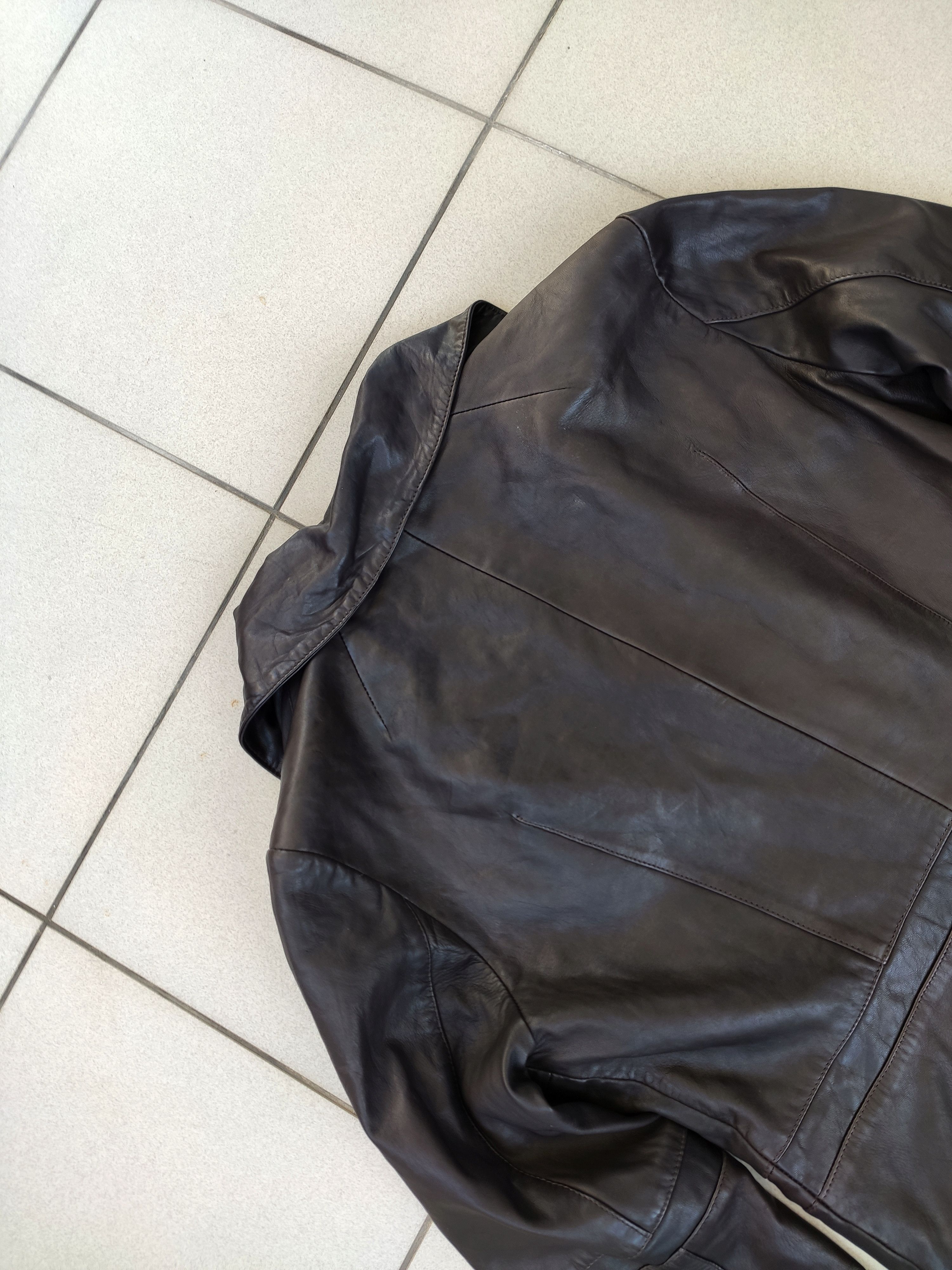 Vintage Vintage leather biker jacket women black y2k archive Size L / US 10 / IT 46 - 9 Thumbnail