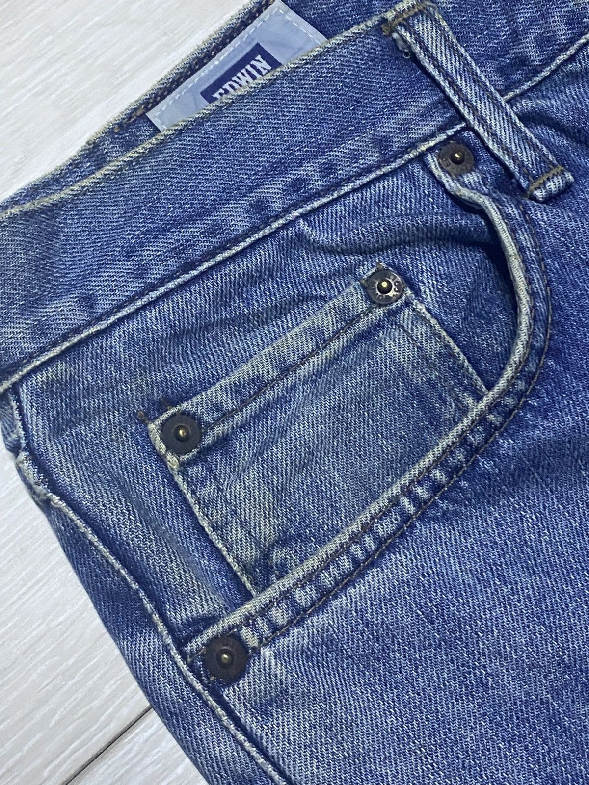 Edwin Vintage Edwin 404 International Basic Baggy Jeans Size US 34 / EU 50 - 7 Thumbnail