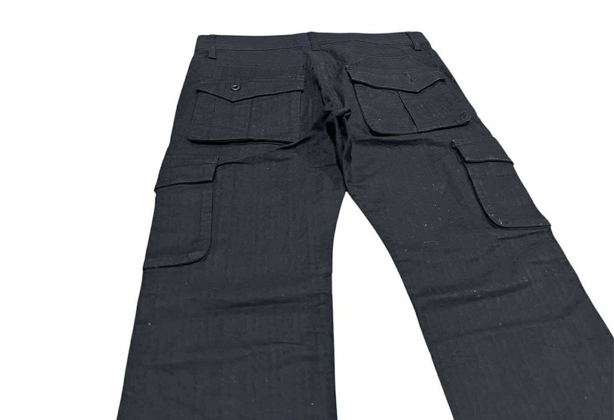 Katharine Hamnett London 🔥Y2K Katharine Hamnett Black Cargo Pants Multi Pockets Size US 32 / EU 48 - 11 Thumbnail