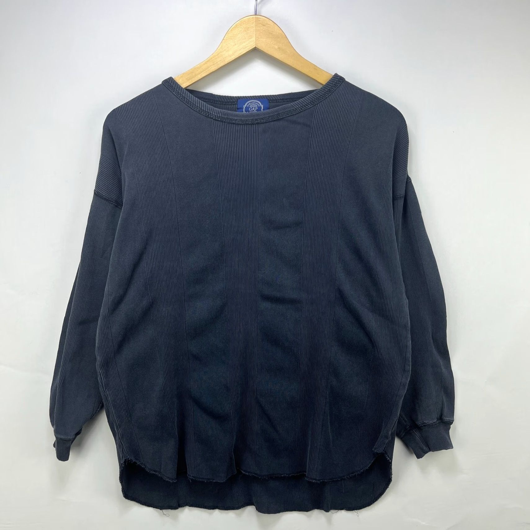 Gap VINTAGE Gap Shirt Mens Long Sleeve M Black 90s Made in Hong Kong Size US M / EU 48-50 / 2 - 2 Thumbnail