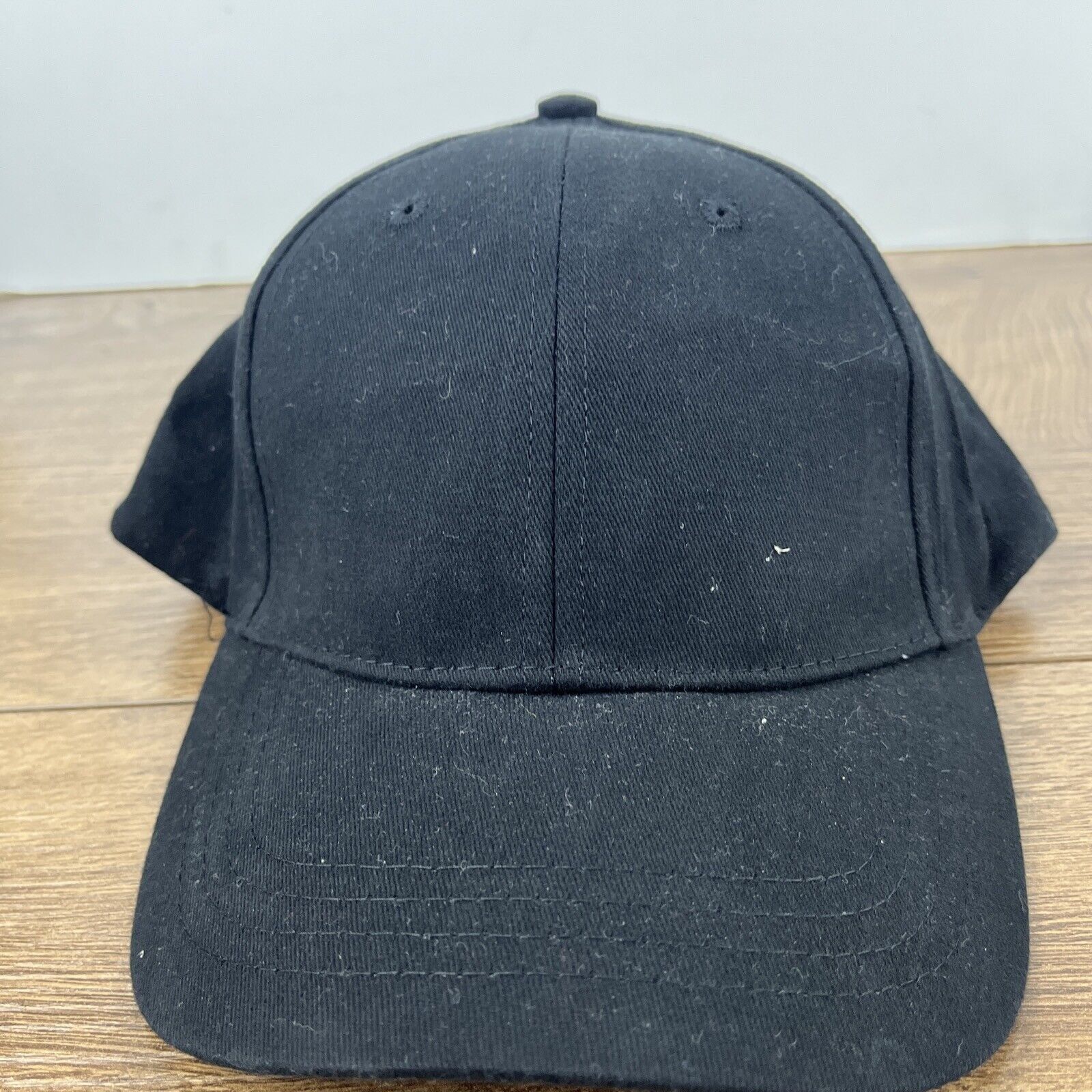 Other Plain Black Baseball Cap Hat Black Adjustable Premier Life H Size ONE SIZE - 6 Thumbnail