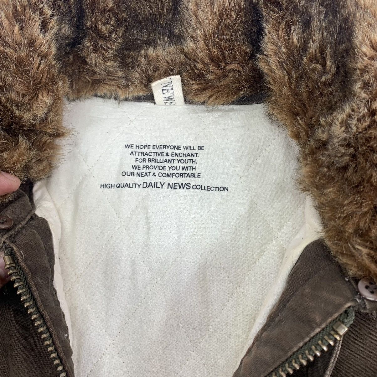 Japanese Brand × Vintage VINTAGE DAILY NEWS COLLECTION FIELD JACKET Size US XL / EU 56 / 4 - 8 Thumbnail